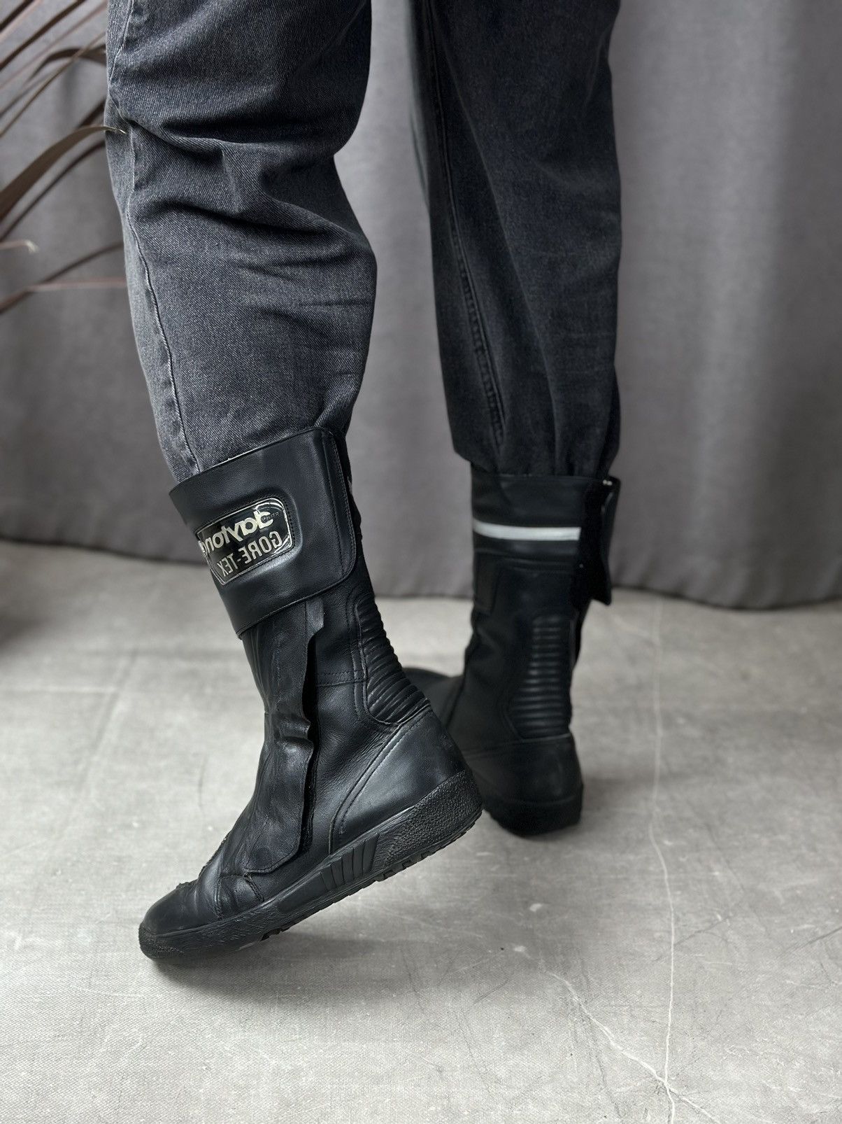 Daytona Vintage Daytona Gore-Tex Leather High Boots Motocycle Harley Size US 9 / IT 39 - 11 Thumbnail