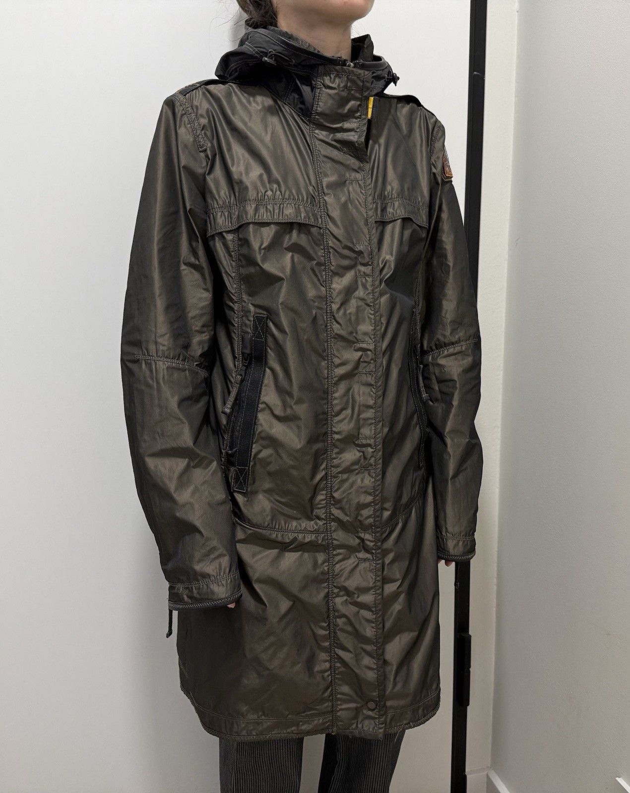 Parajumpers DDP Womens Parajumpers Light Parka Nylon Jacket Long XL Size XL / US 12-14 / IT 48-50 - 3 Thumbnail