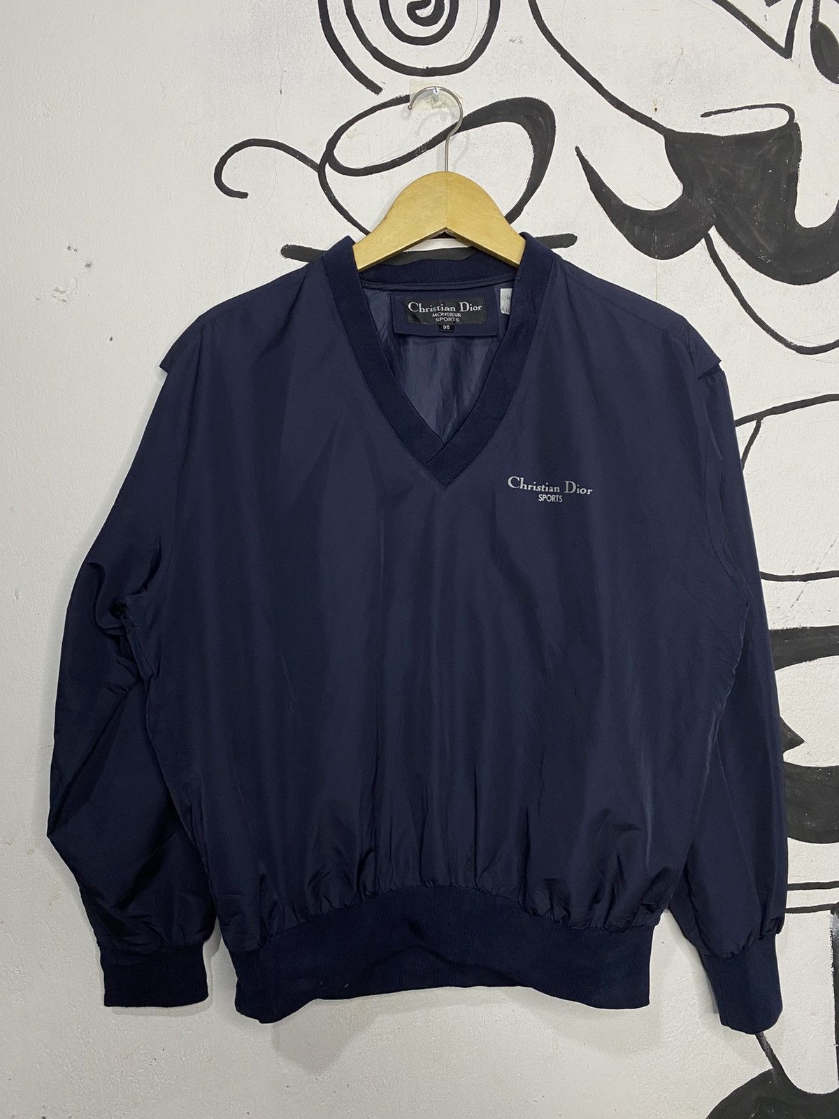 Christian Dior Monsieur Christian dior sport vintage vneck jacket Size US L / EU 52-54 / 3 - 1 Thumbnail