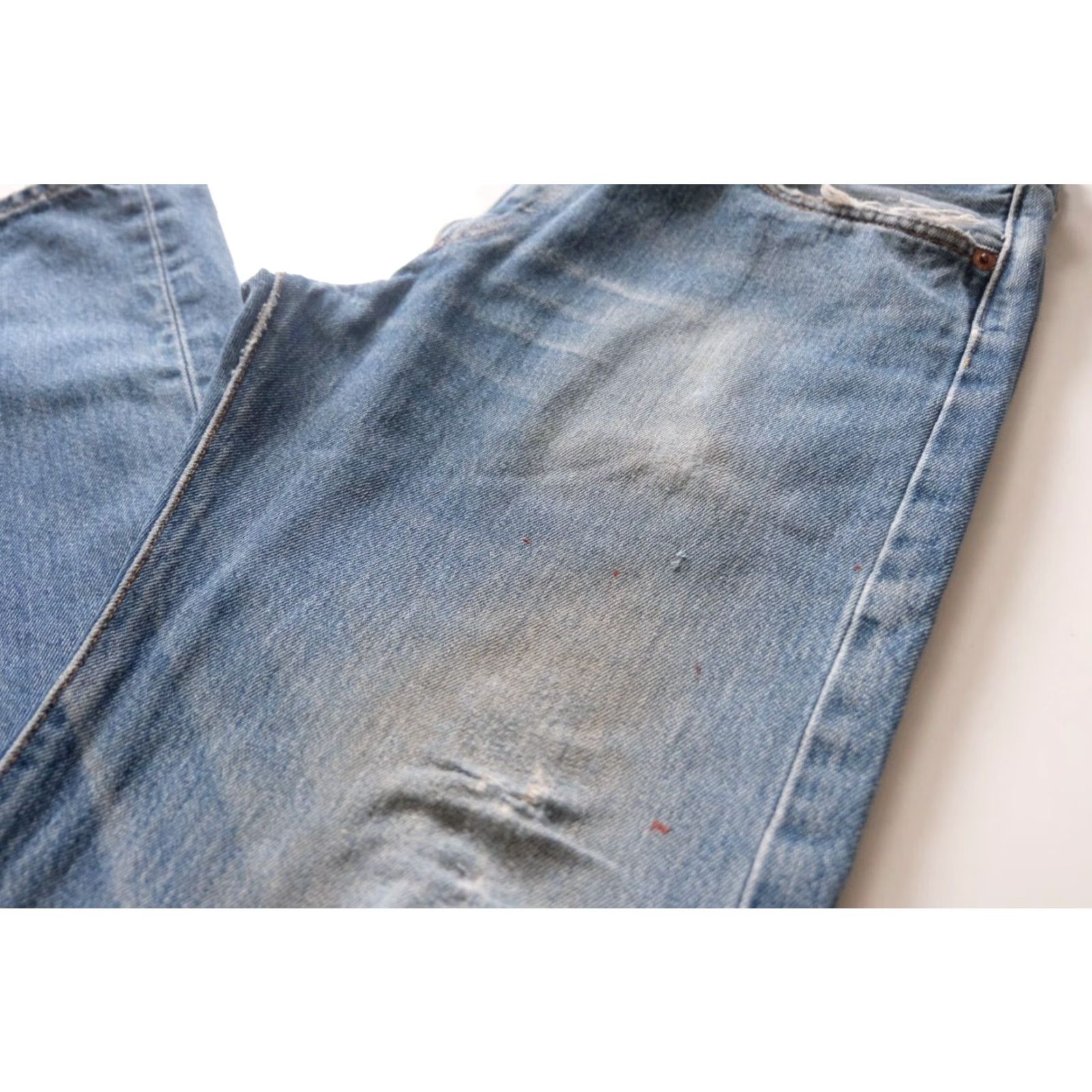 Levi's VINTAGE Levi's 501 Jeans Button Fly 100% Cotton Blue 90s 2003 Men SZ 33x34 Regular Jeans Size US 30 / EU 46 - 4 Thumbnail