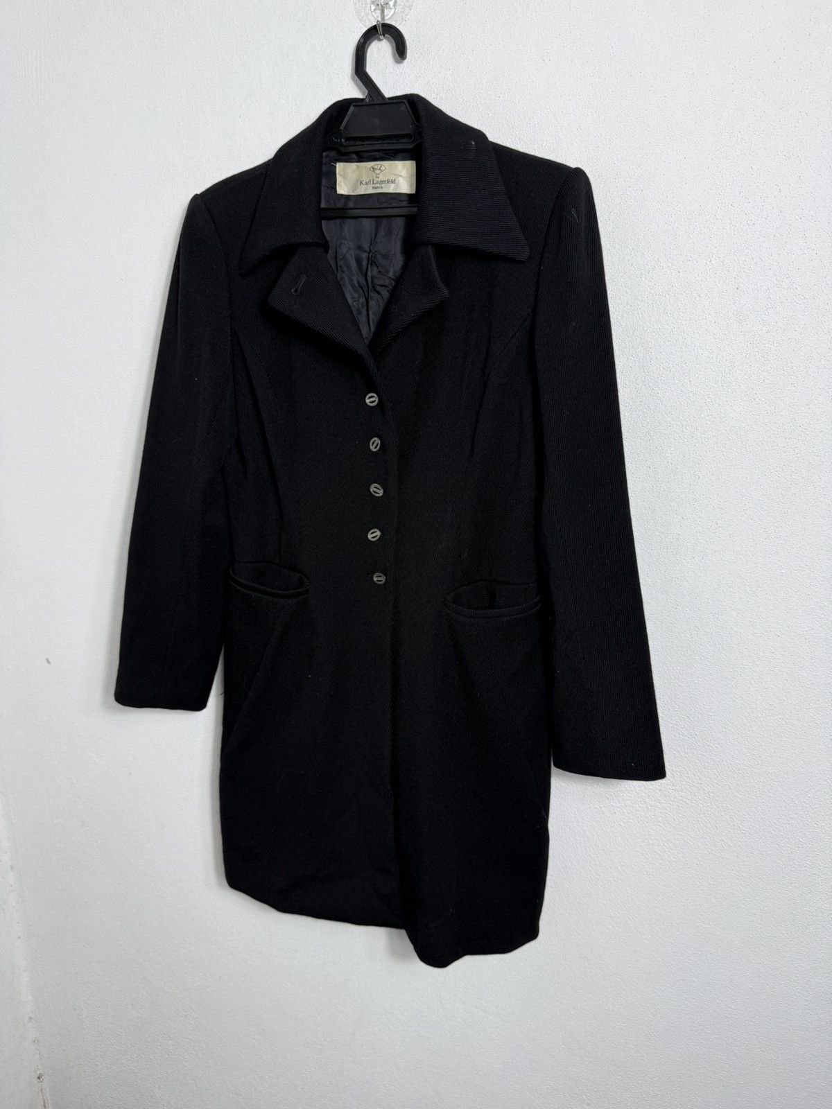 Karl Lagerfeld Karl Lagerfeld Tailored Chanel Designer Classic Long Coat Size S / US 4 / IT 40 - 3 Thumbnail