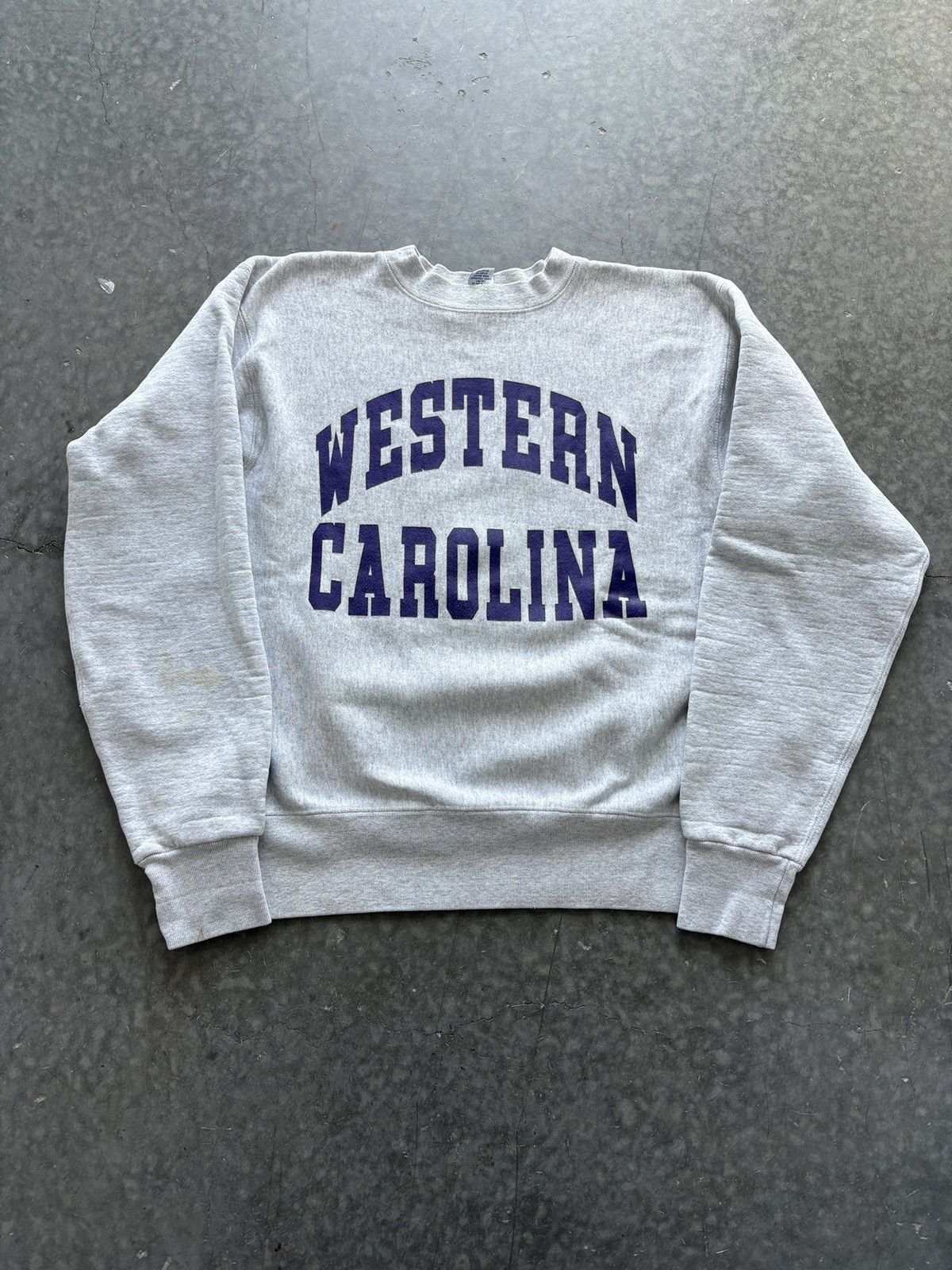 Soffe Vintage 90s Western Carolina Reverse Weave Style Sweatshirt Size US L / EU 52-54 / 3 - 1 Thumbnail