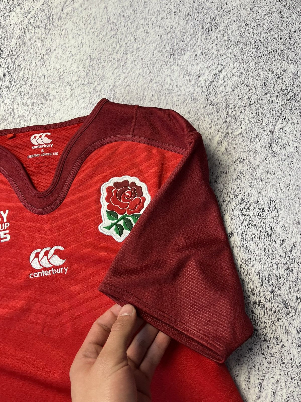 Vintage Canterbury England Rugby Jersey World Cup 2015 Authentic Size US S / EU 44-46 / 1 - 14 Thumbnail