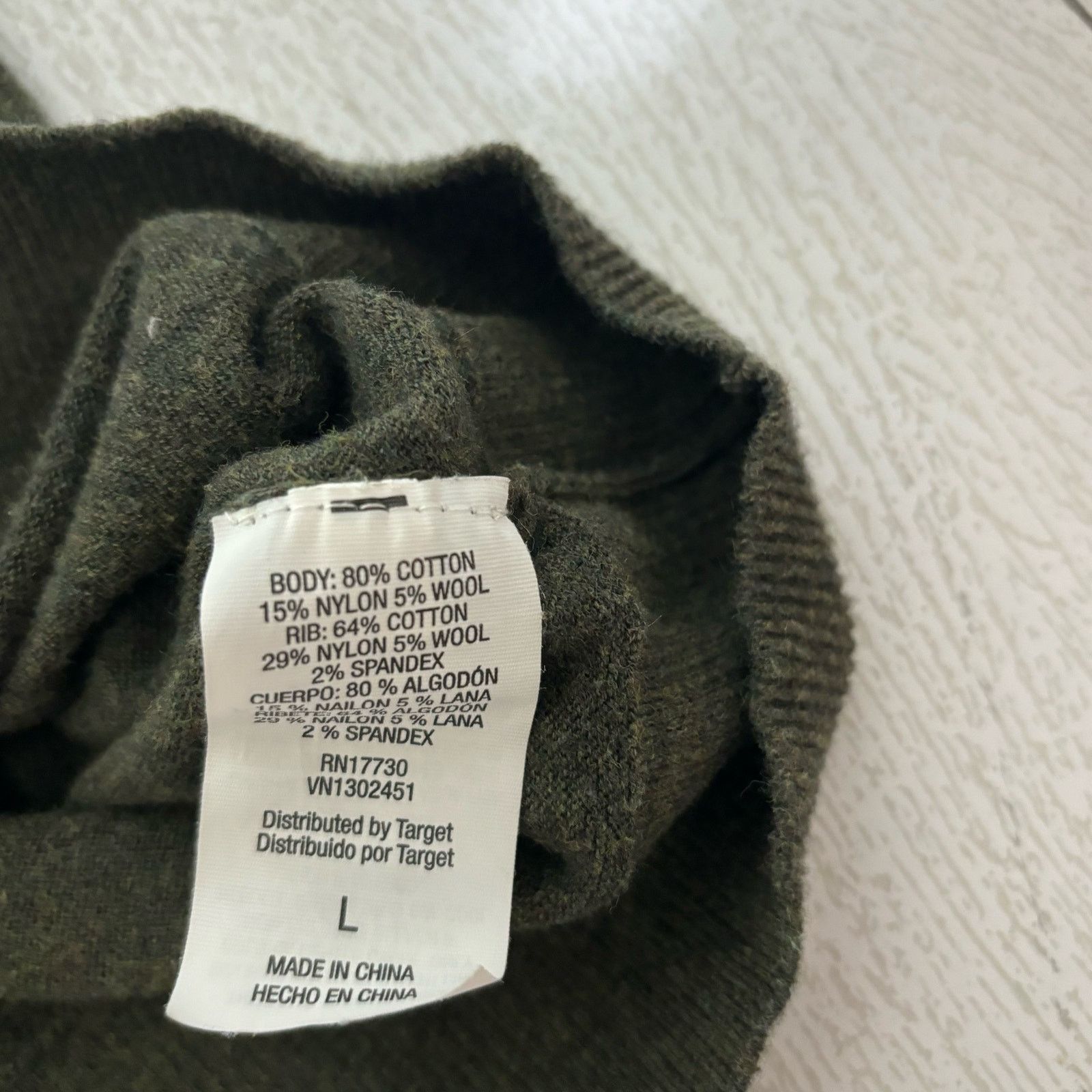 Other Goodfellow Green Long Sleeve Lightweight Sweater Size Large Size US L / EU 52-54 / 3 - 9 Thumbnail
