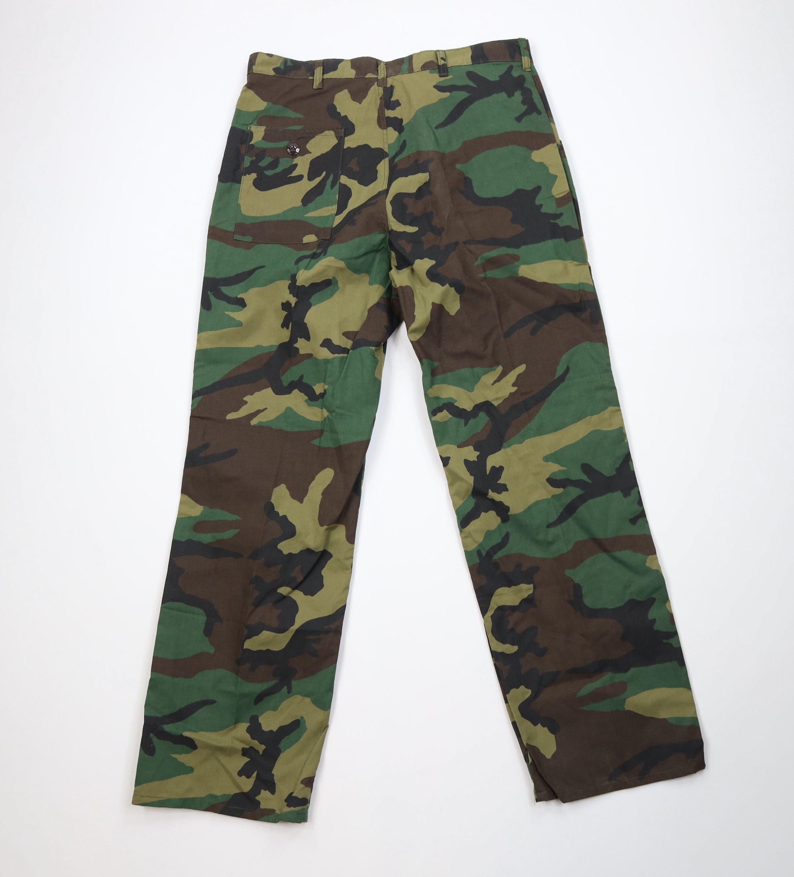 Vintage Vintage 70s 80s Streetwear Camouflage Utility Wide Leg Pants Size US 36 / EU 52 - 9 Thumbnail