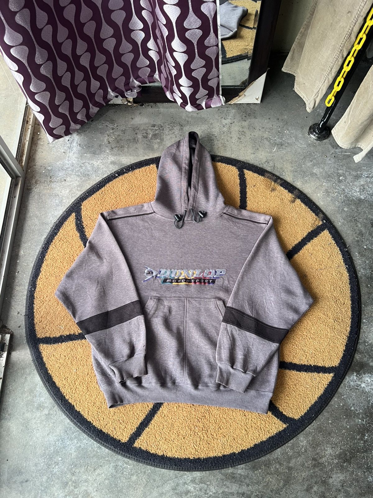 Dunlop 🔥Vintage Dunlop Motorsport Pullover Hoodie Size US M / EU 48-50 / 2 - 1 Thumbnail