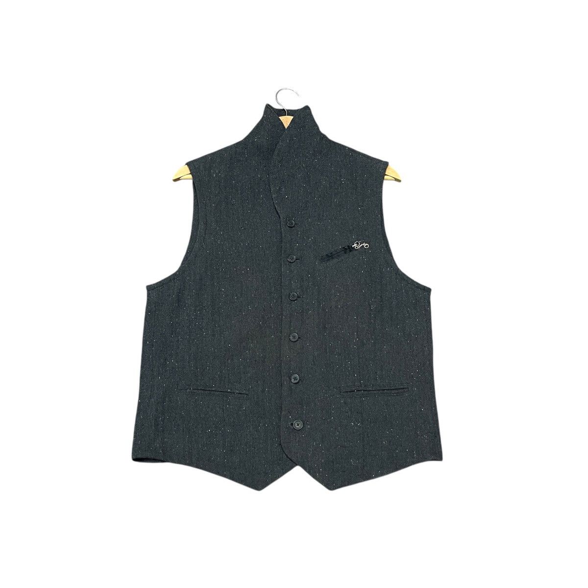Diesel Vintage Diesel Wool Blend Buttoned Down Vest Size 42L - 1 Thumbnail