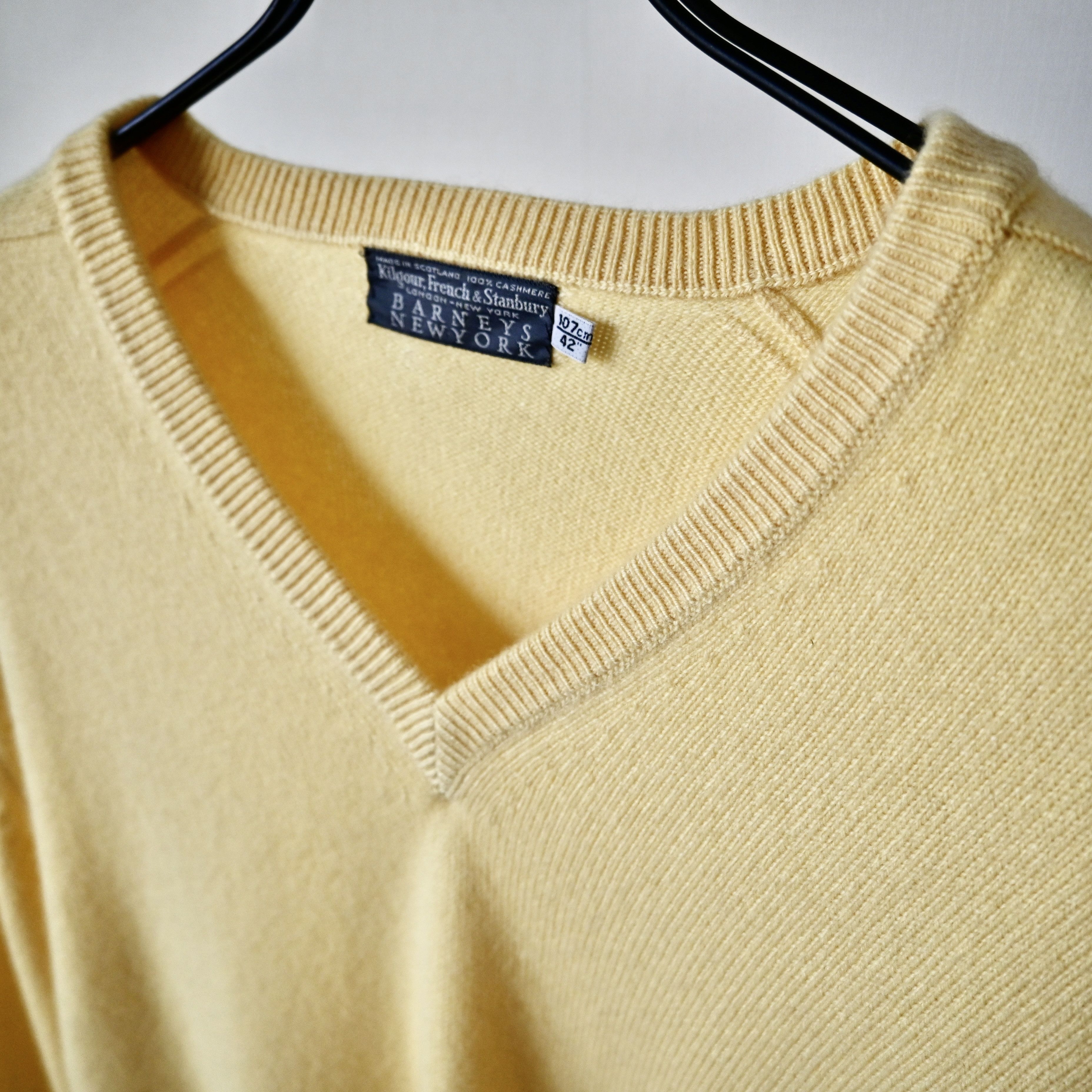 Barneys New York VTG 1990s Kilgour for BARNEYS NY Scottish cashmere sweater Size US L / EU 52-54 / 3 - 9 Thumbnail