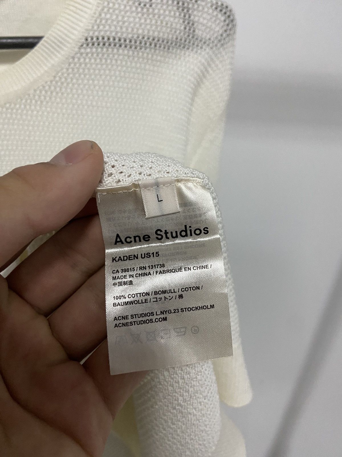 Acne Studios × Vintage Acne studios kaden us 15 sweater vintage luxury Size US L / EU 52-54 / 3 - 6 Thumbnail