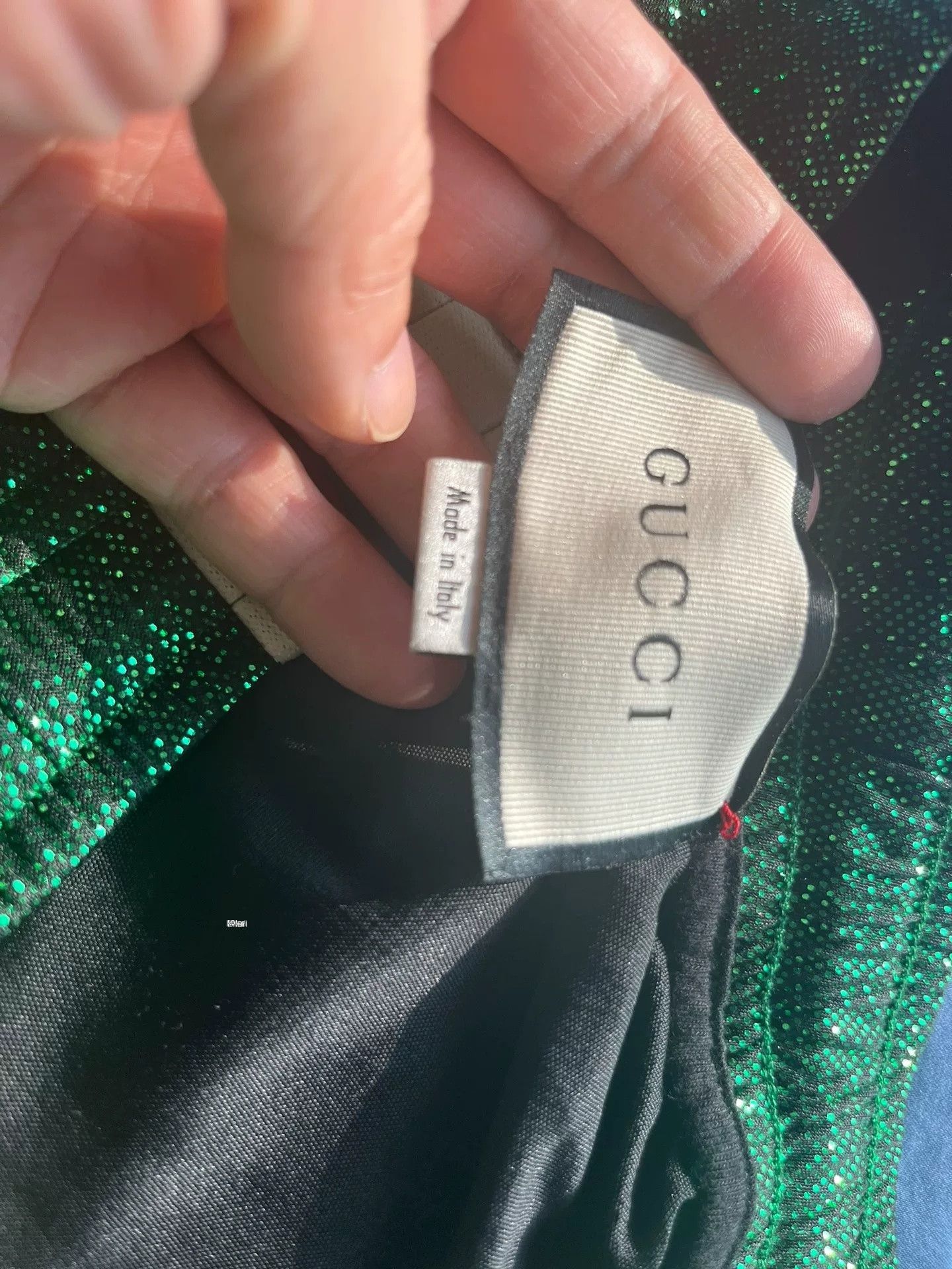 Gucci Gucci Green Metallic Reflective Loose Sweatpants Size US 32 / EU 48 - 5 Thumbnail