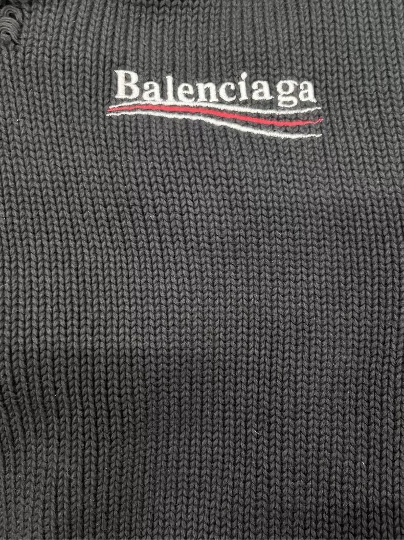 Balenciaga Balenciaga Classic Logo Embroidered Hoodie Sweater-2505 Size US XS / EU 42 / 0 - 5 Thumbnail