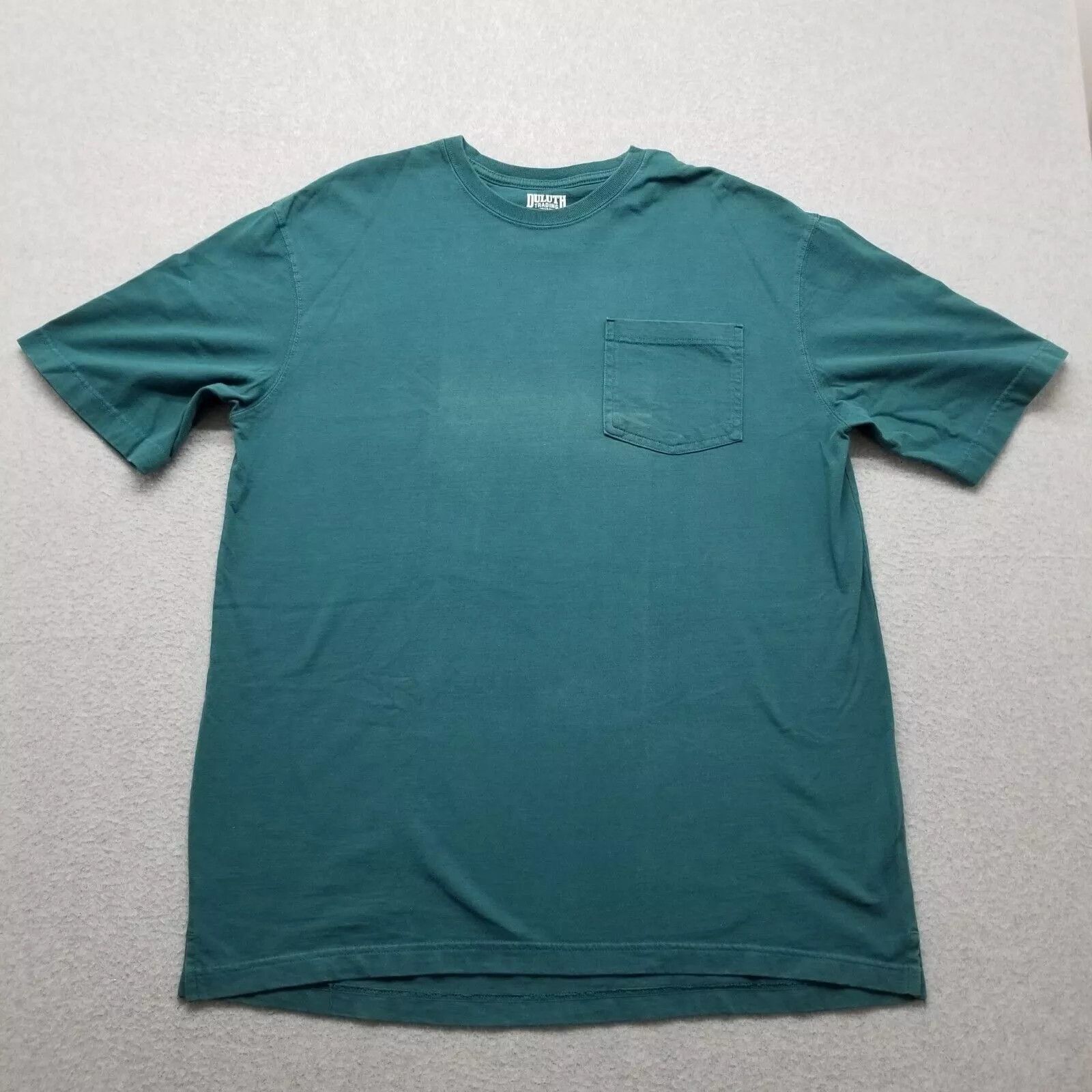 Duluth Trading Company Duluth Trading Shirt Mens Large Green Short Sleeve Crew Neck Size US L / EU 52-54 / 3 - 1 Thumbnail
