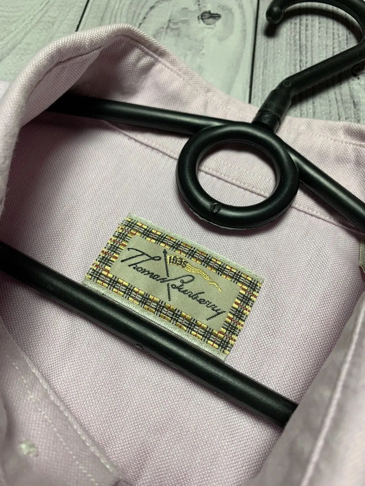 Burberry Vintage Thomas Burberry embroidered logo shirt size XL Size US XL / EU 56 / 4 - 4 Thumbnail