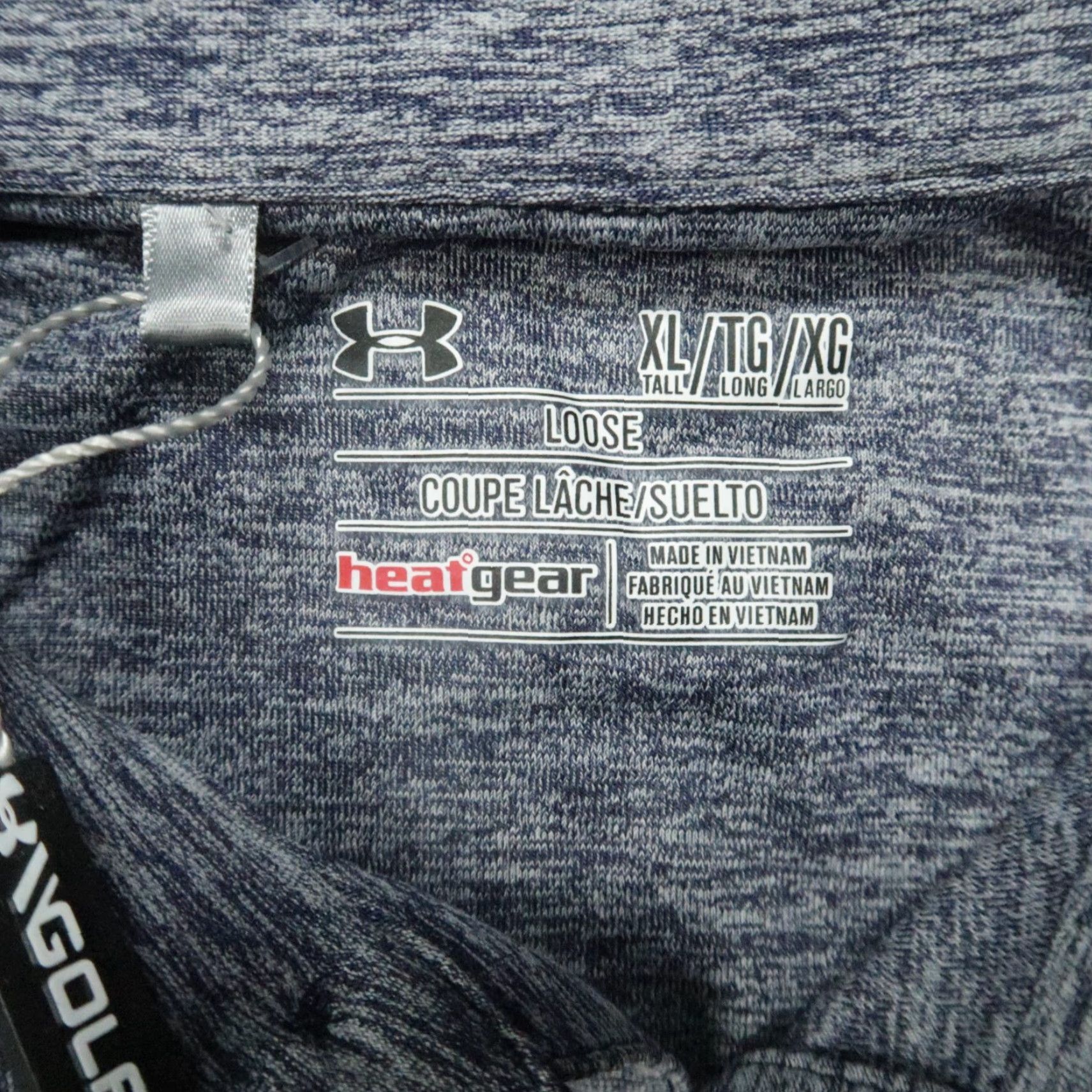 Under Armour Under Armour Shirt Mens XL Blue UA Elevated Heather Polo Loose Performance NWT Size US XL / EU 56 / 4 - 3 Thumbnail