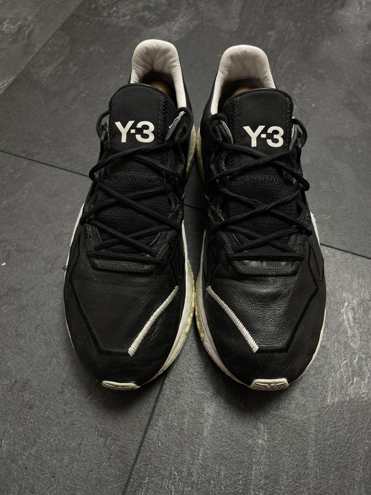 Adidas × Vintage × Yohji Yamamoto Vintage adidas y-3 low top leather sneakers Size US 9 / EU 42 - 5 Thumbnail