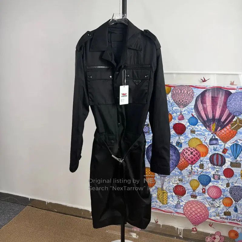 Prada Black Polyester Men's Jacket.