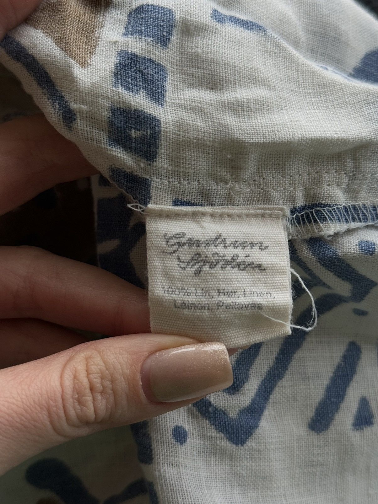 Designer Gudrun Sjoden 100% linen floral mini kimono dress tunic Size S / US 4 / IT 40 - 5 Thumbnail