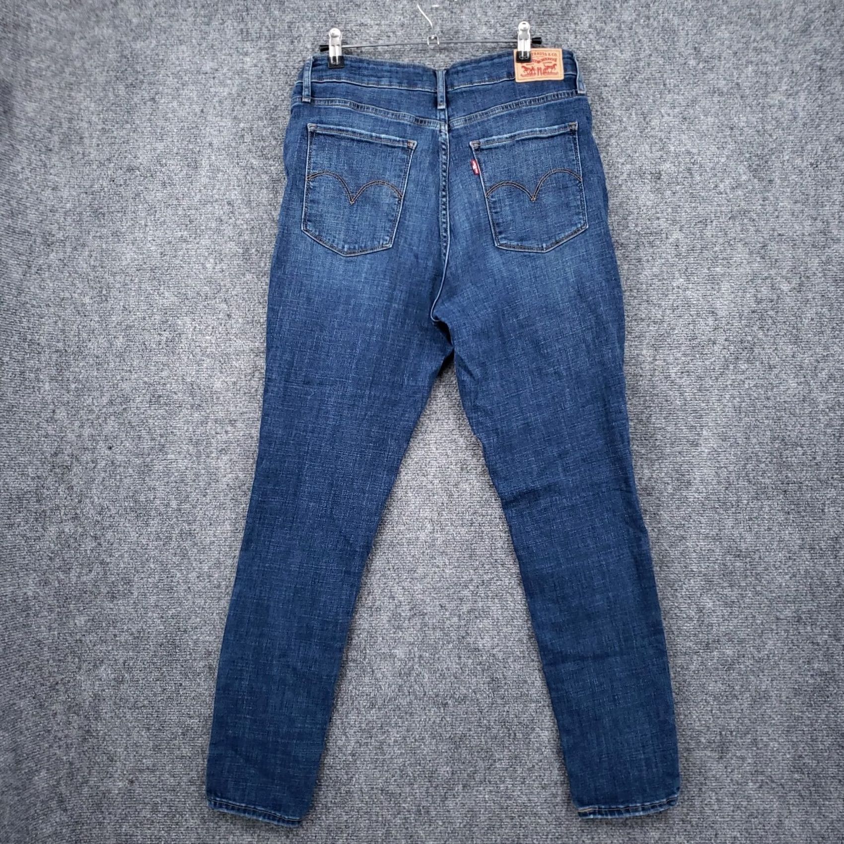 Levi's Levi's 721 Jeans Womens 32 Blue High Rise Skinny Distressed Denim Medium Wash Size 24" / US 00 / IT 34 - 2 Thumbnail