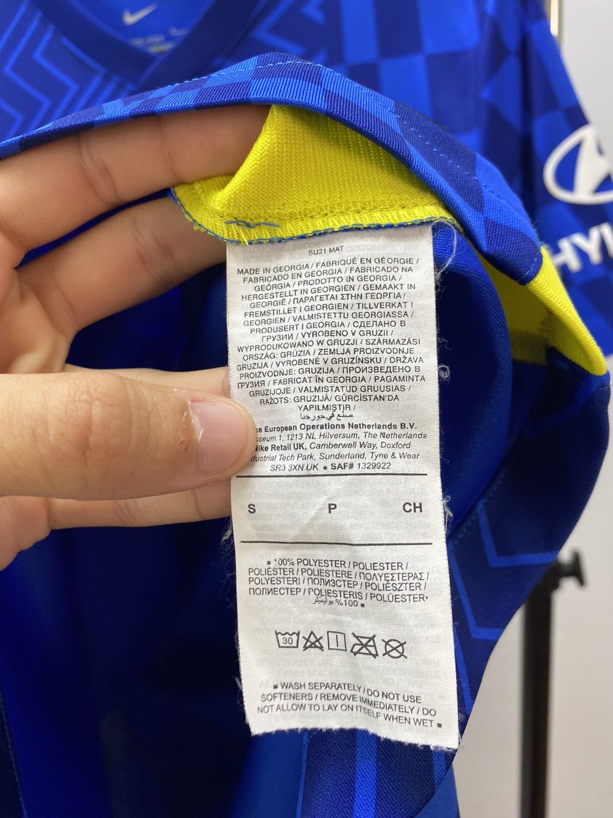 Chelsea Soccer × Nike Chelsea London 2021 2022 Home Soccer Jersey Football Shirt Size US S / EU 44-46 / 1 - 12 Thumbnail