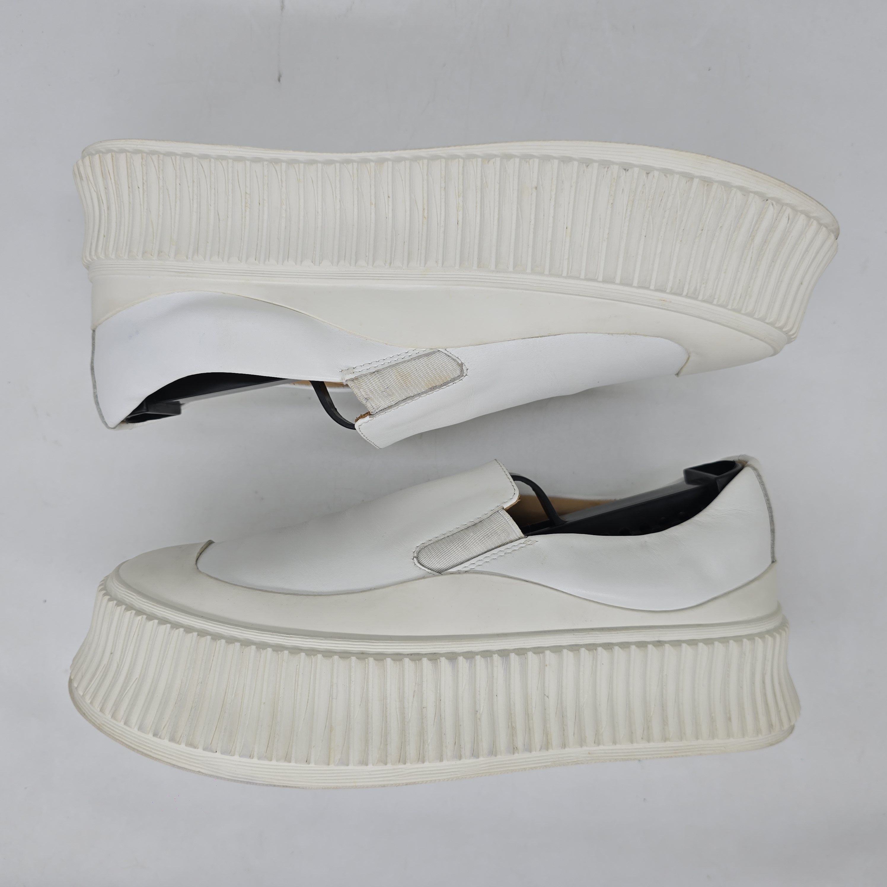 Jil Sander Jil Sander - Vulcanized Platform Sneakers - White Size US 6 / IT 36 - 5 Thumbnail