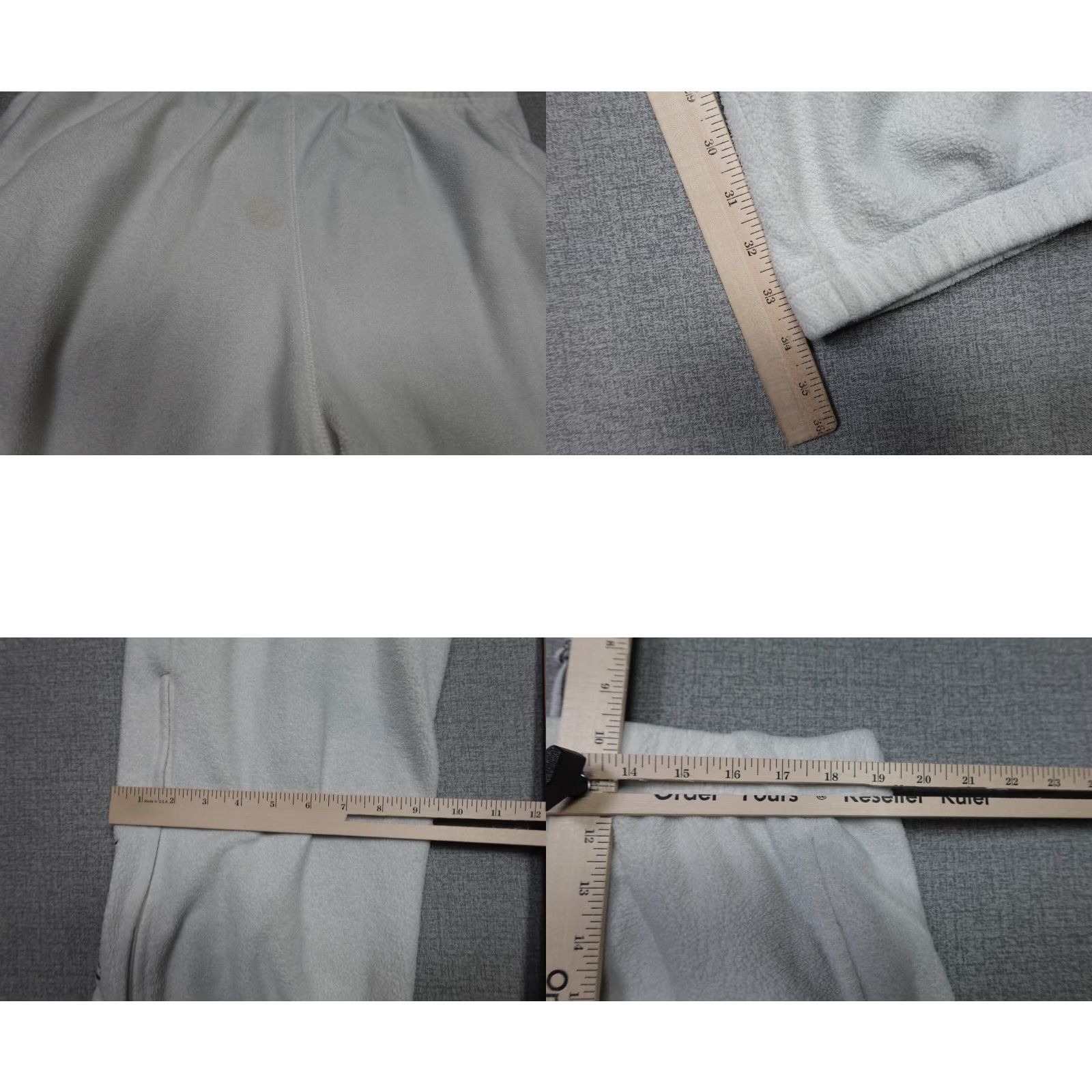 Nike VINTAGE Nike Pants Men XL White Sweatpants Lounge Sherpa Fleece Silver Tag Size US 36 / EU 52 - 8 Thumbnail