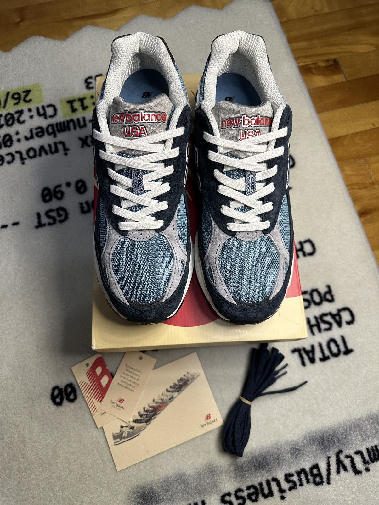New Balance Teddy Santis x 990v3 Made in USA "Navy" Size US 10 / EU 43 - 3 Thumbnail