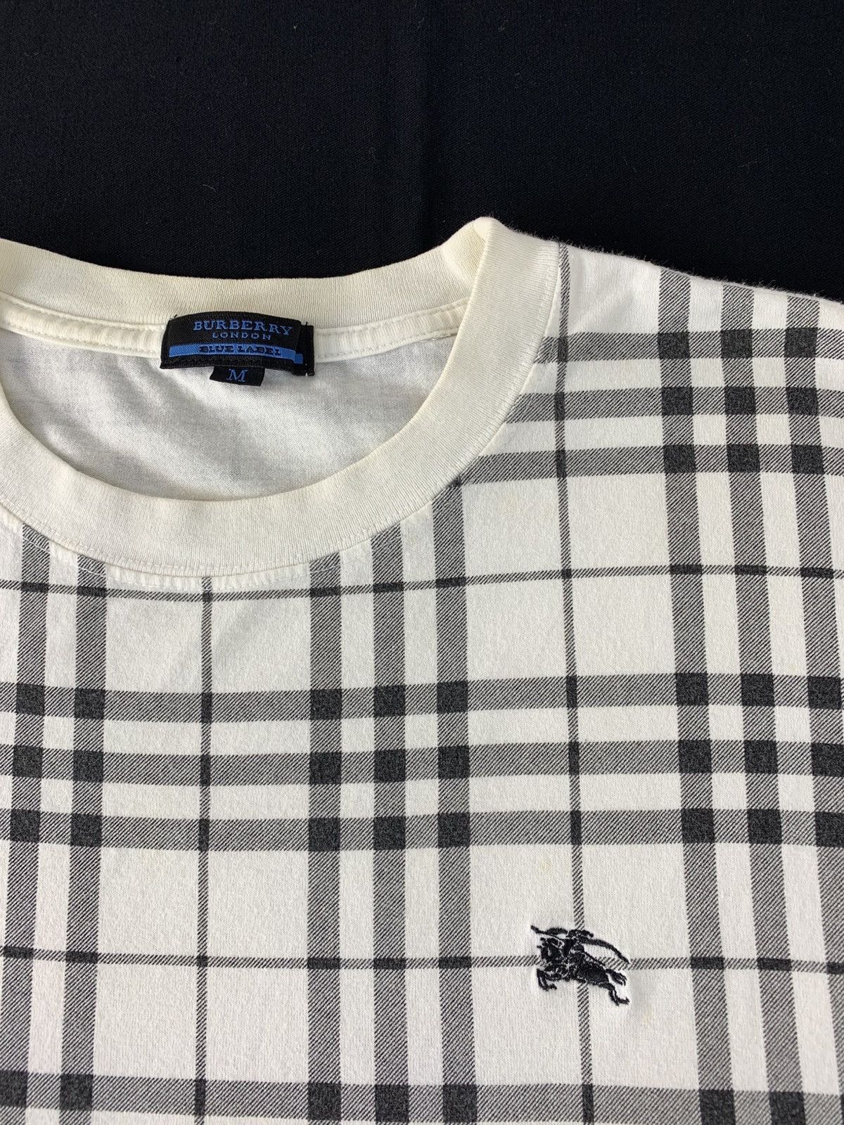 Burberry Hype Burberry Blue Label Nova Checked Monogram Printed Tee Size US M / EU 48-50 / 2 - 4 Thumbnail
