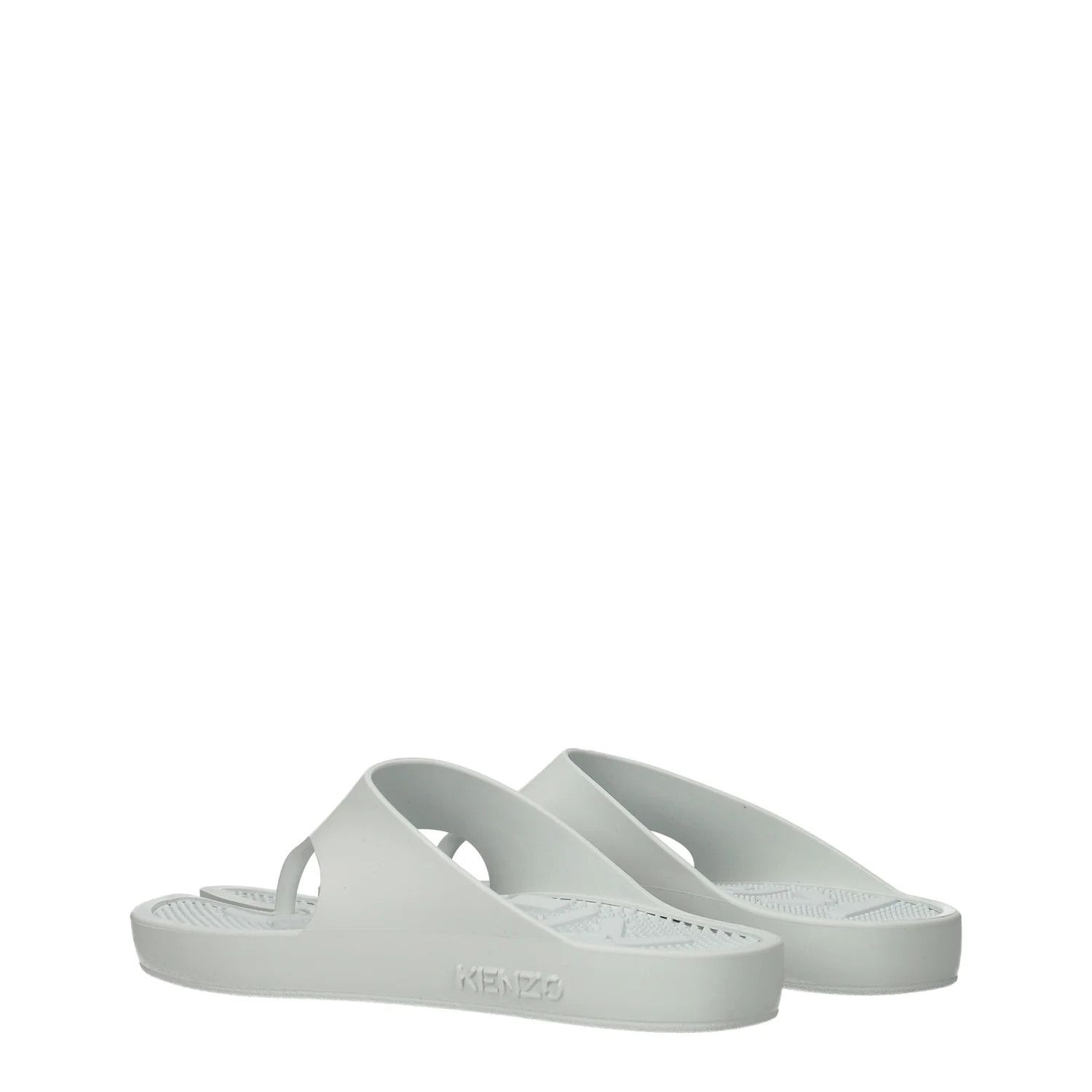 Kenzo ob1o1e1124 Rubber Flip Flops in White Size US 8 / IT 38 - 4 Thumbnail