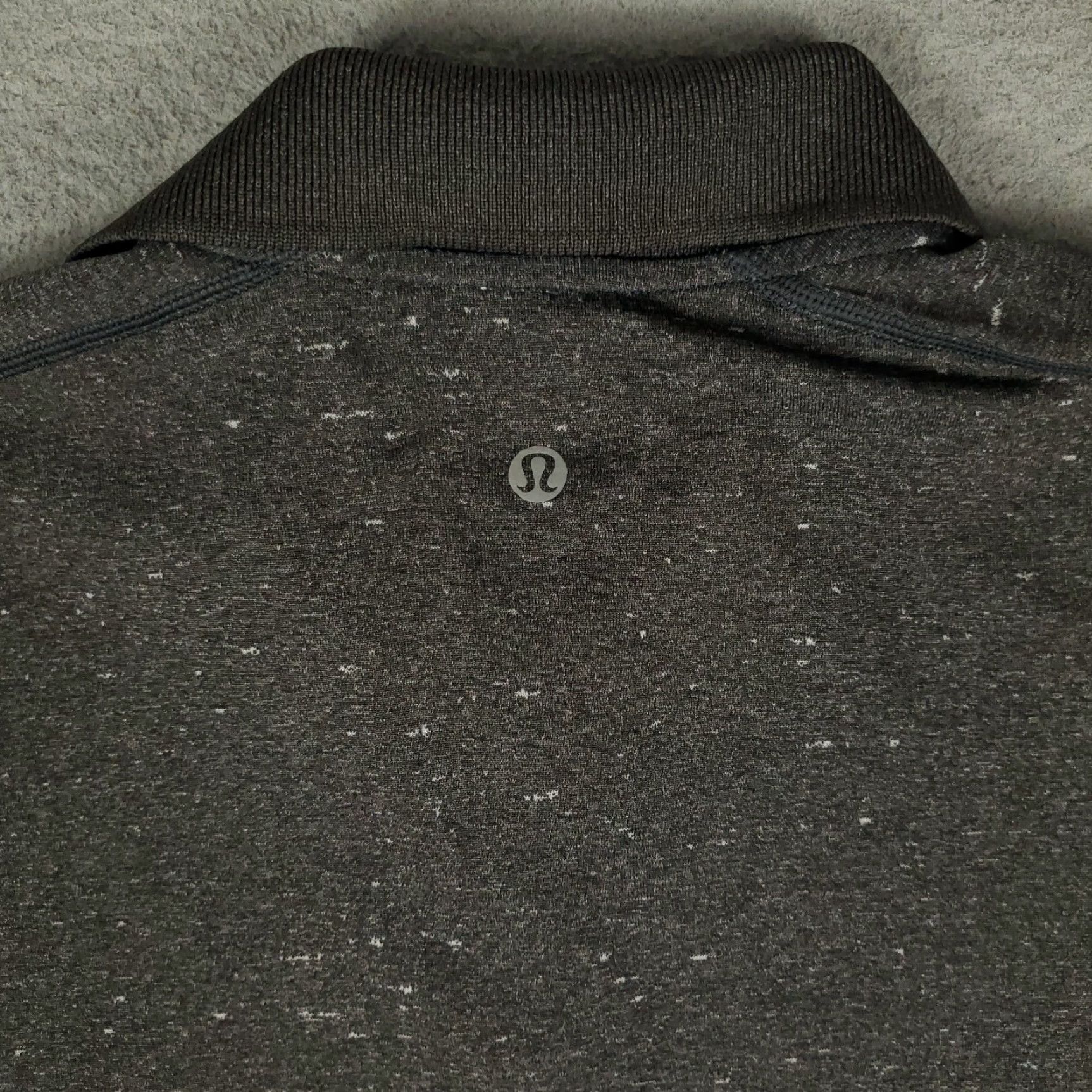 Lululemon Lululemon Polo Shirt Mens Large Gray Stretch Active Golf Short Sleeve - Polo, Men, L, Gray, Regular Fit, Button Collar, Logo, Breathable, All Seasons Size US L / EU 52-54 / 3 - 4 Thumbnail