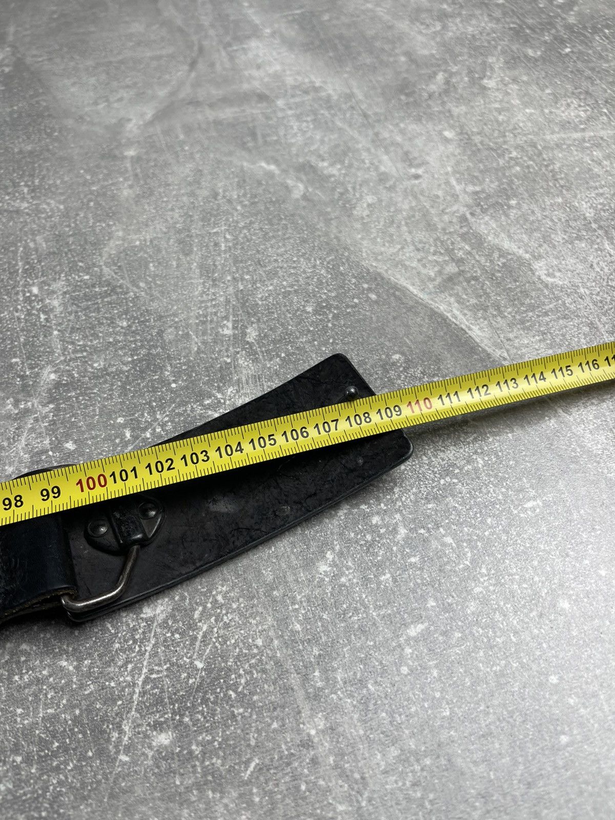 Iceberg Vintage ICE J (Iceberg Jeans) Black Leather Logo Belt Y2K Size ONE SIZE - 8 Thumbnail