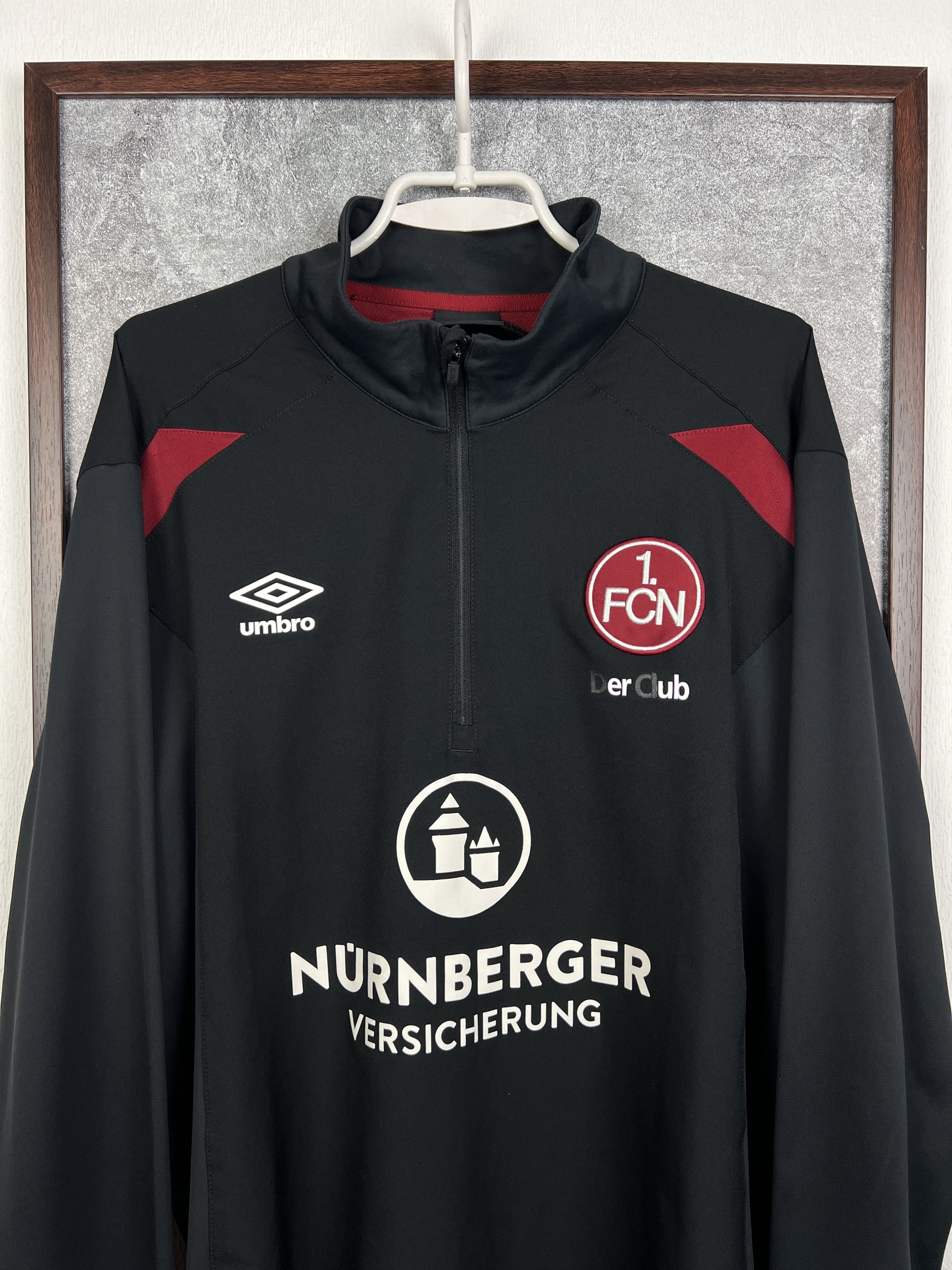 Umbro Nurnberg 1. FCN Football Sweatshirt Soccer Jacket Crewneck Size US XXL / EU 58 / 5 - 2 Thumbnail