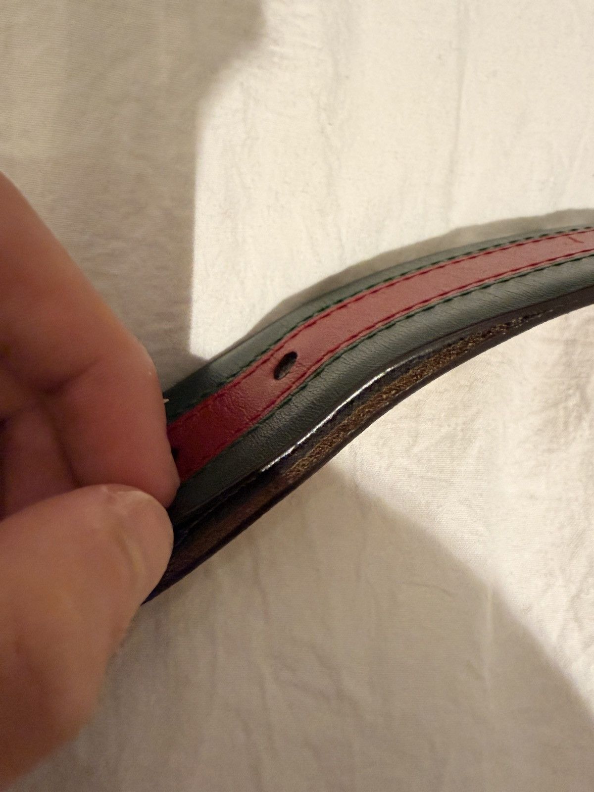 Gucci Gucci Stripe roller belt Size 32 - 6 Thumbnail