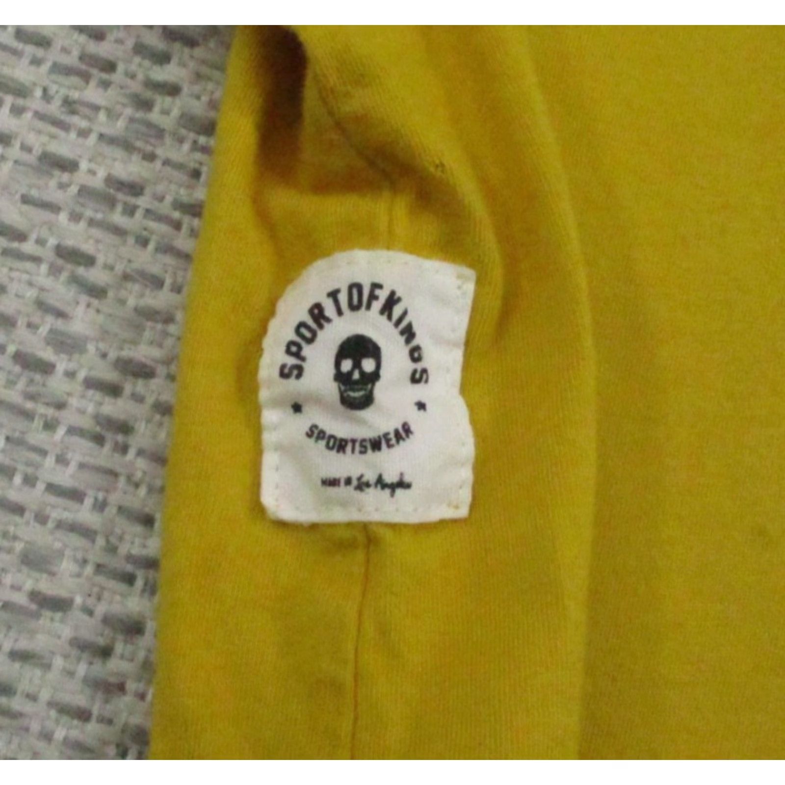 Vintage SportofKings Shirt Mens Medium Yellow Tokyo Board Riders Graphic Skull Beach Sports Shirt Mens Medium Yellow Size US M / EU 48-50 / 2 - 7 Thumbnail