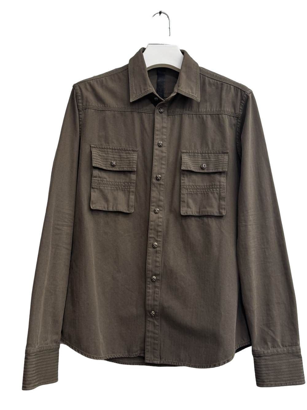Chrome Hearts Chrome Hearts Fleur Button Shirt | Grailed