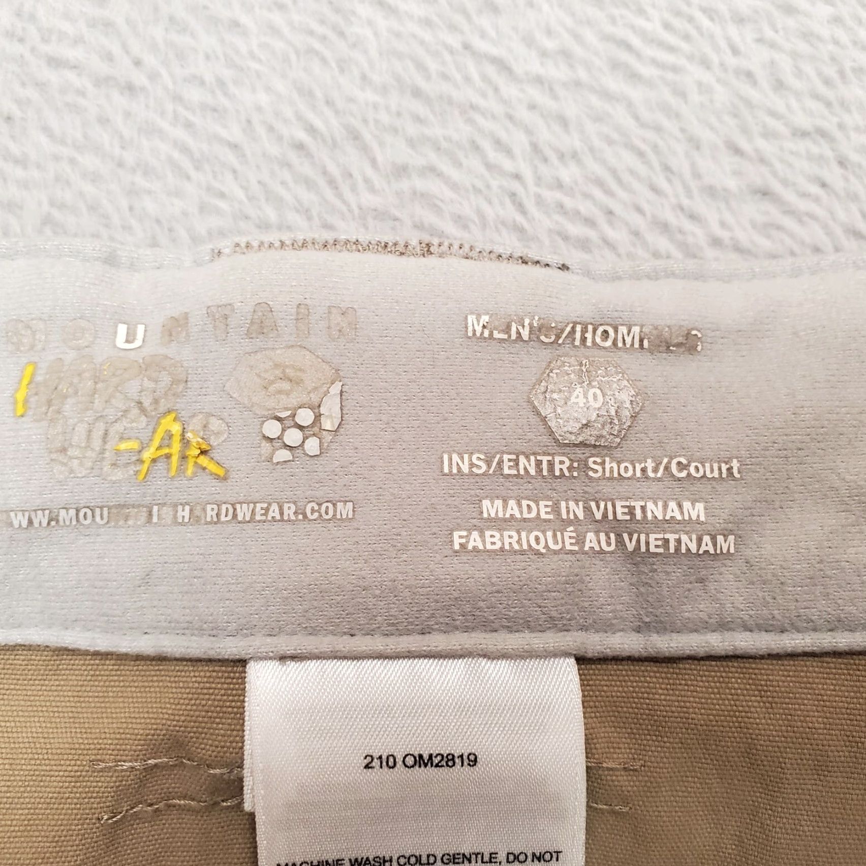 Mountain Hardwear VINTAGE Mountain Hardware Pants Mens 40x30 Tan Canvas Flat Front Performance Stretch Size US 40 / EU 56 - 7 Thumbnail