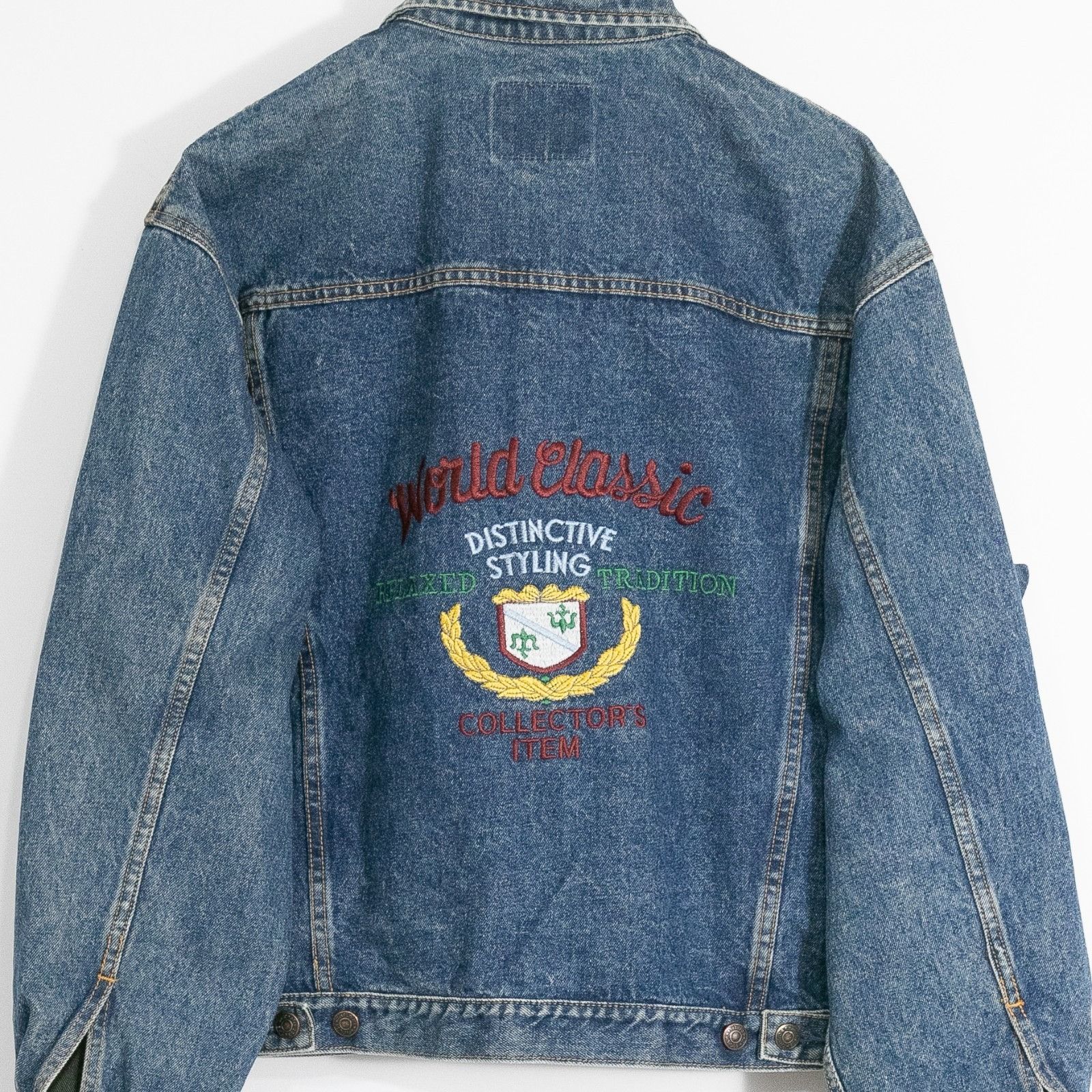 Gap Vintage Gap Denim Work Force Trucker Jacket Mens XL Medium Size US XL / EU 56 / 4 - 5 Thumbnail