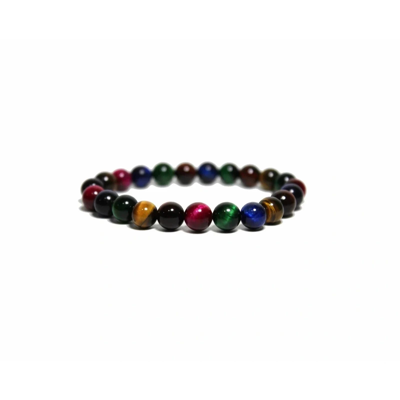 Jewelry 🔴 Bracelet - Bracelet - Multicolour Tiger's Eye Size ONE SIZE - 1 Preview