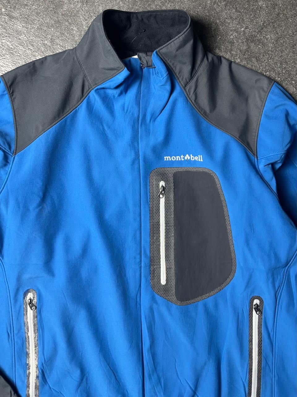 Montbell 2000s Montbell Blue Softshell Jacket Size US L / EU 52-54 / 3 - 2 Thumbnail