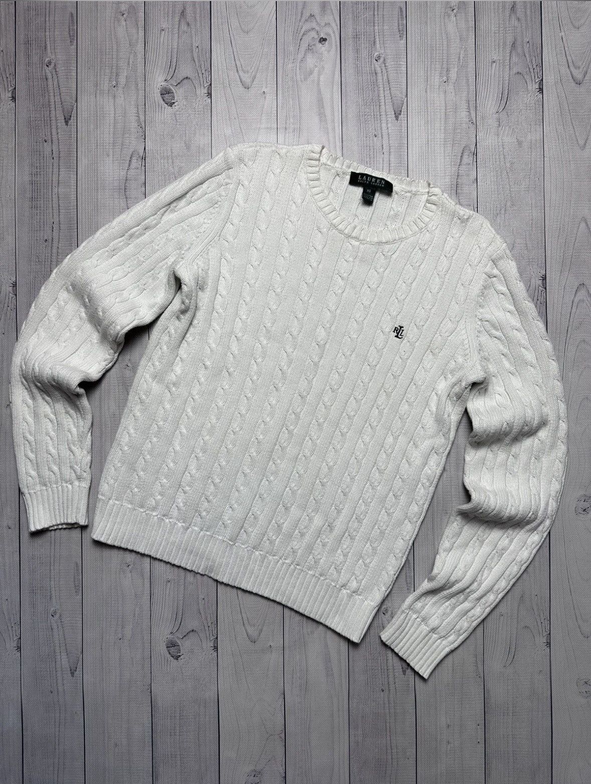 Polo Ralph Lauren × Ralph Lauren × Vintage Polo Ralph Lauren women's sweater vintage knitted Oversized Size S / US 4 / IT 40 - 6 Thumbnail