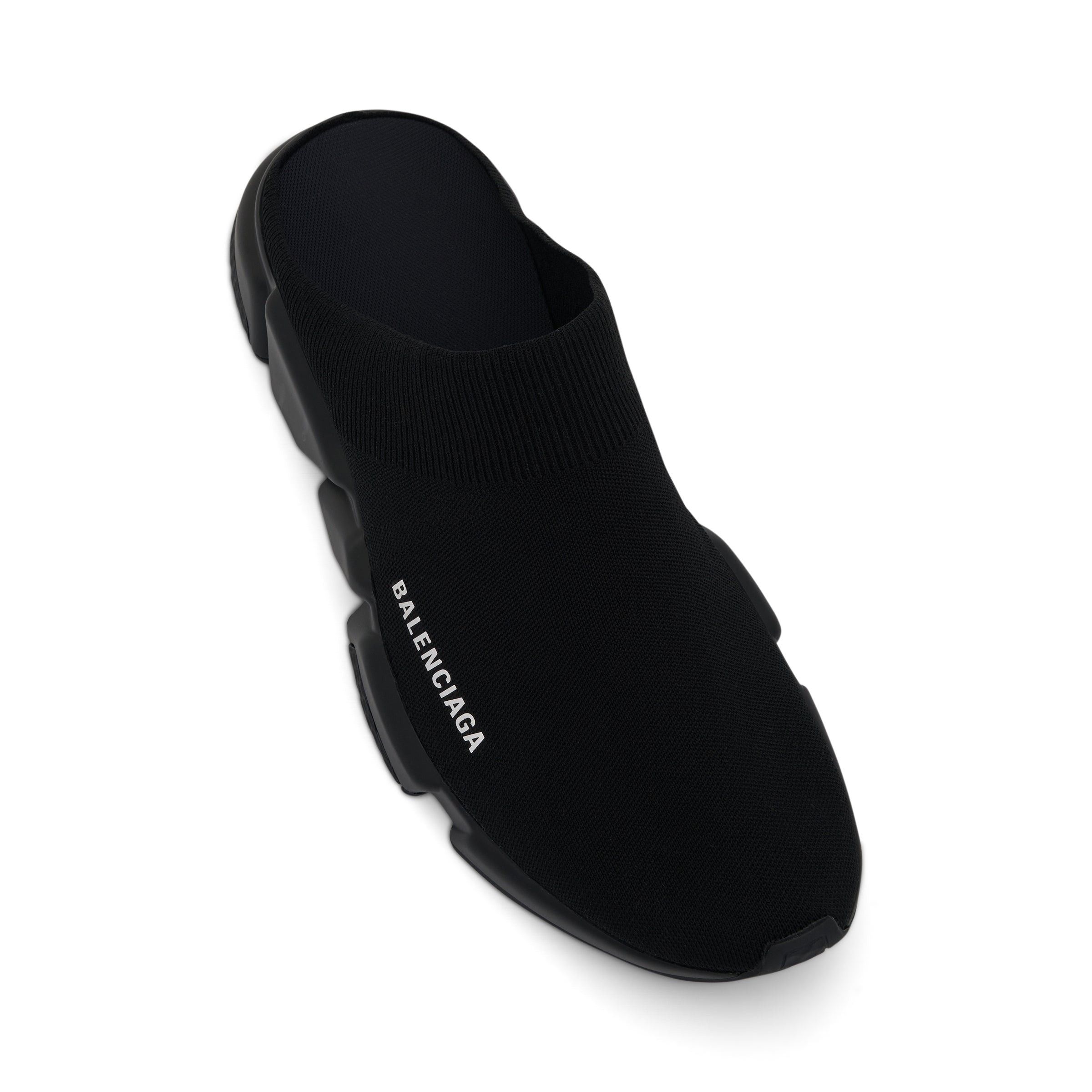 Balenciaga o1w1db11125 Speed Recycled Knit Mules in Black Size US 11 / EU 44 - 3 Thumbnail