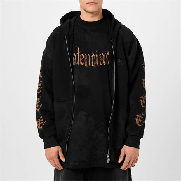Balenciaga Metal Zip Hoodie Size US S / EU 44-46 / 1 - 5 Thumbnail