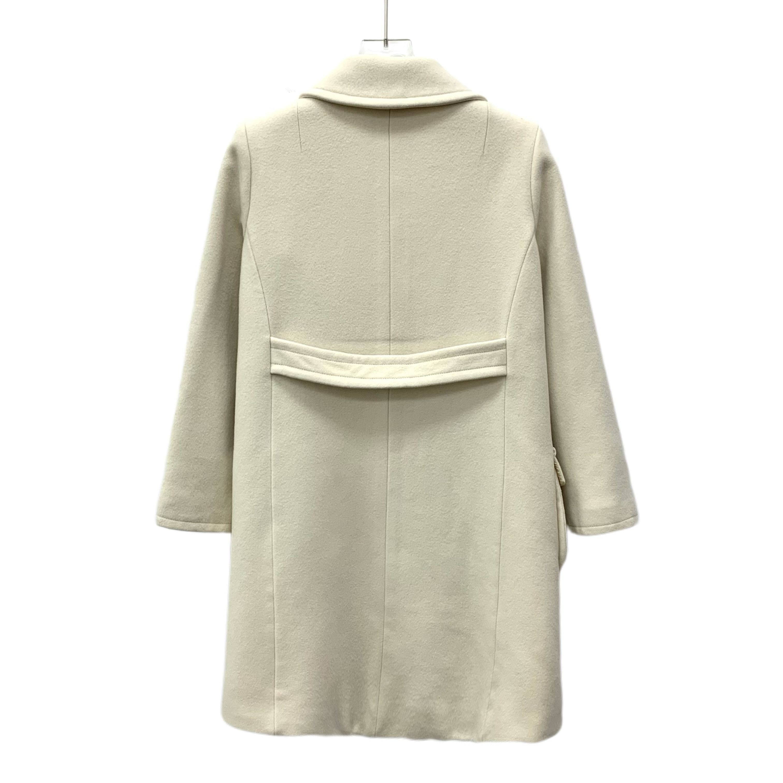 Gucci Gucci Off-White Wool Double-Breasted Coat (Size S) Size S / US 4 / IT 40 - 7 Thumbnail