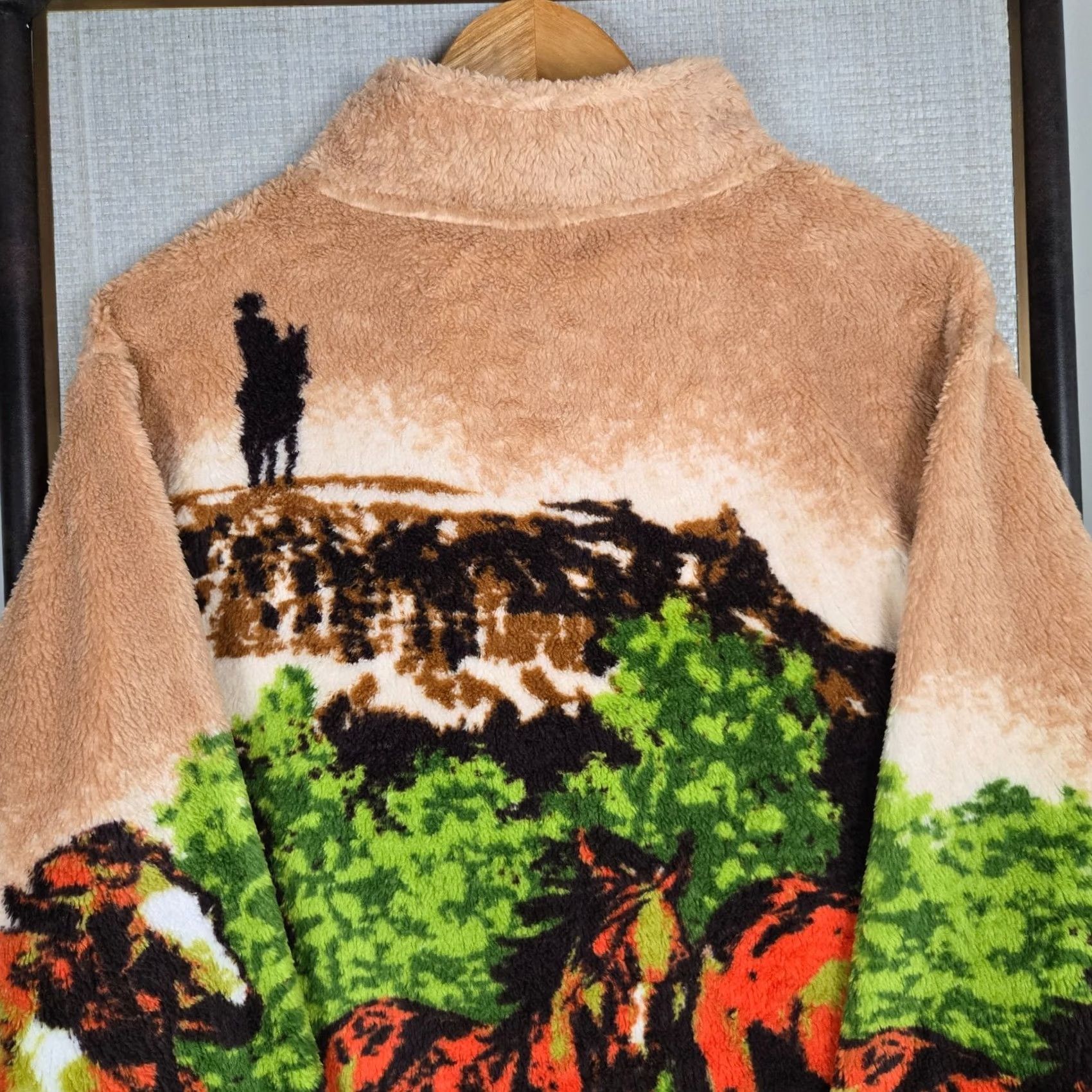 Vintage Coors Banquet Beer Men’s 1/4 Zip Soft Sherpa High Loft Fleece Pullover Jacket Size US L / EU 52-54 / 3 - 7 Thumbnail