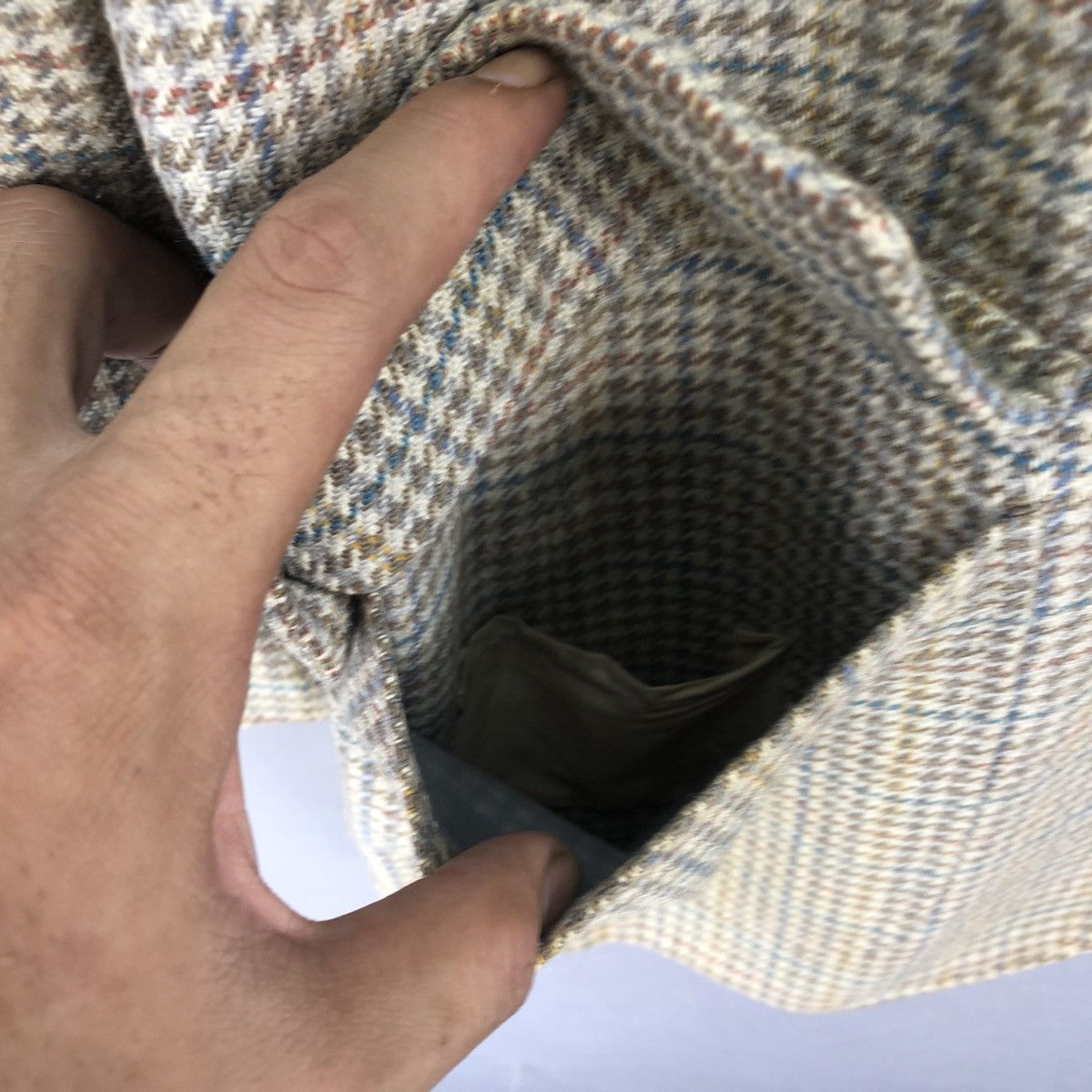 Brooks Brothers Vintage 80’s Brooks Brothers Multicolour Houndstooth Blazer Size US S / EU 44-46 / 1 - 6 Thumbnail