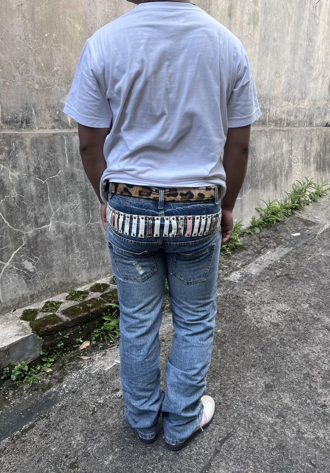 Japanese Brand Y2K Double Waist Denim Pants Mouth Valley Size US 30 / EU 46 - 10 Thumbnail