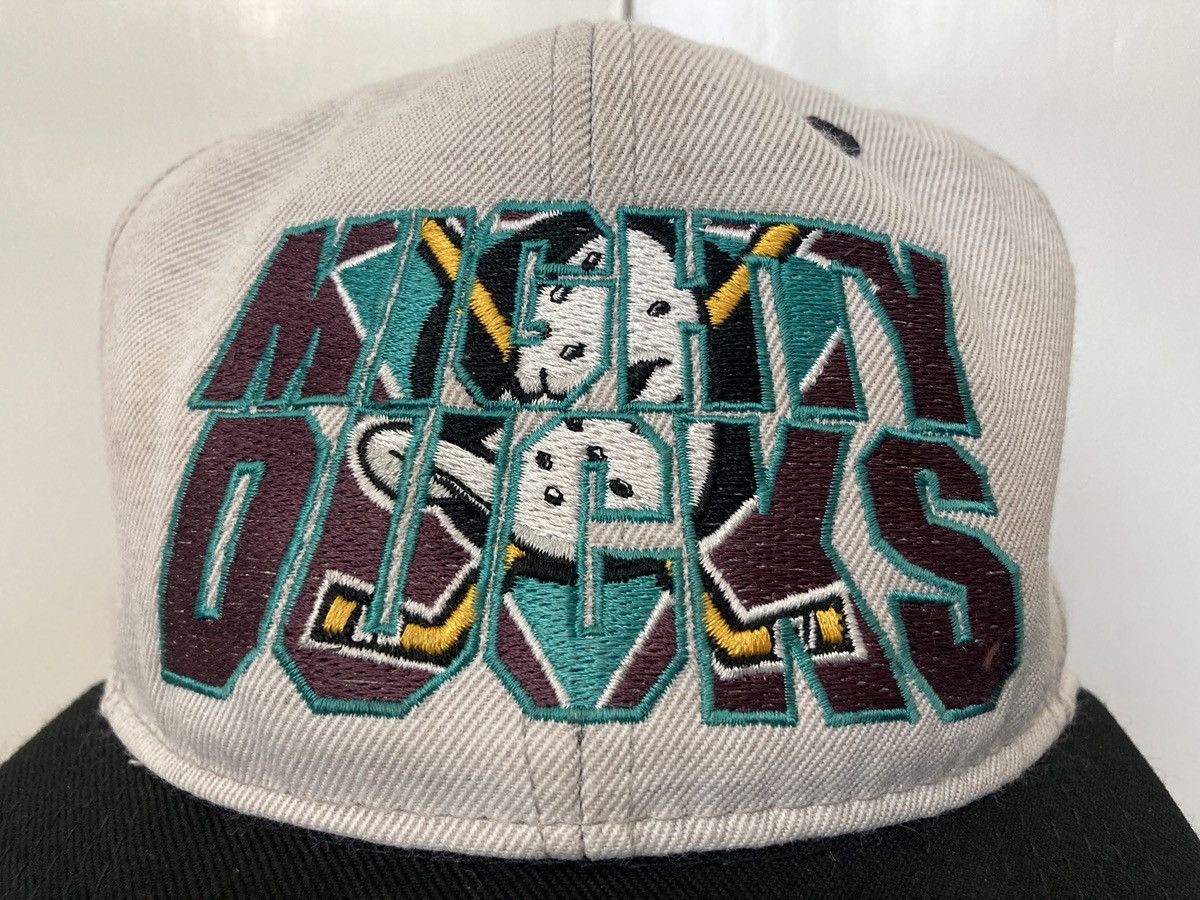 NHL × Vintage ANAHEIM MIGHTY DUCKS HAT CAP #1 APPAREL NHL HOCKEY VINTAGE Size ONE SIZE - 5 Thumbnail