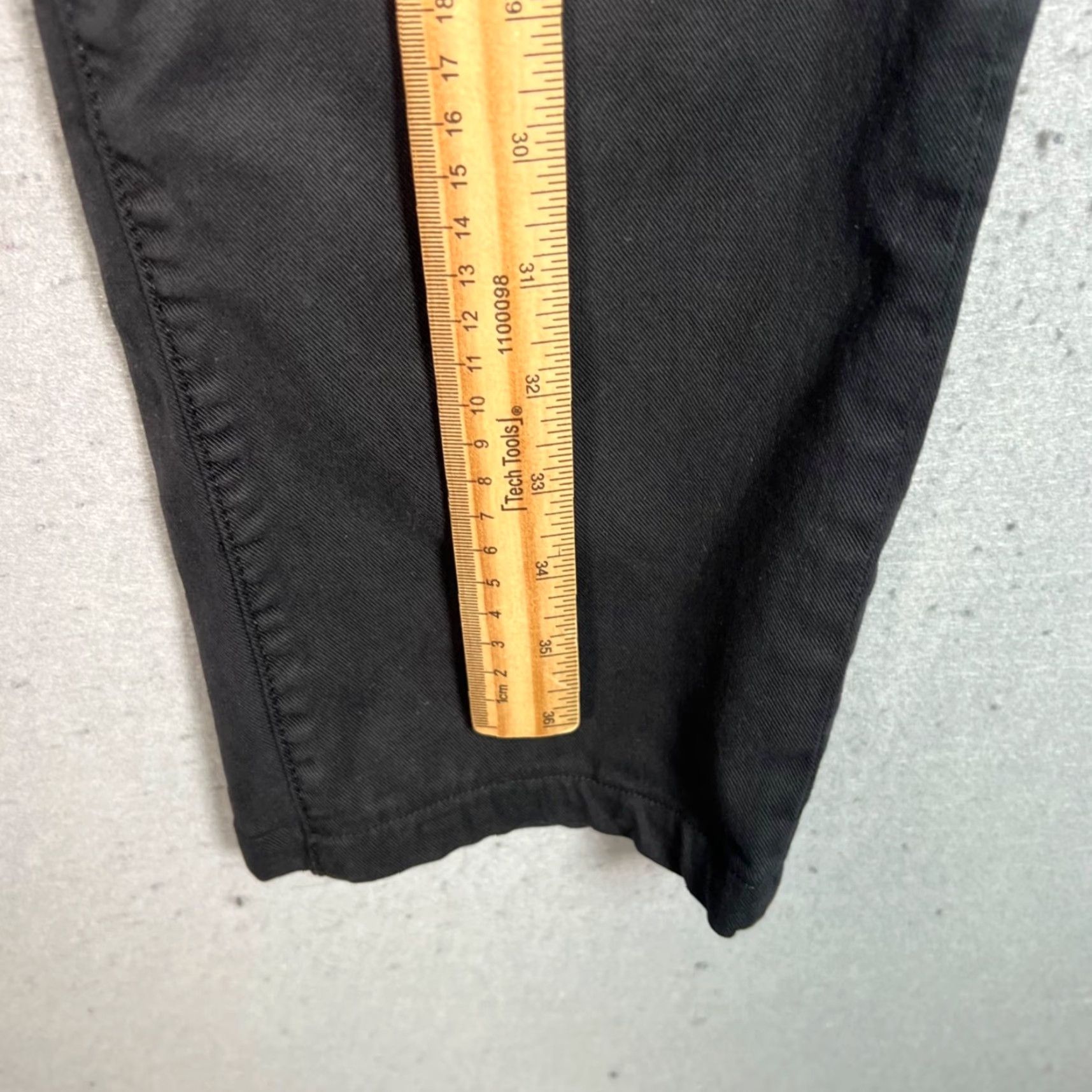 Paige Paige Womens Pants Black High Rise Slim-Fit Tapered Leg 28 Inseam 27 In Size 28 Long Womens Pants Size 28" / US 6 / IT 42 - 7 Thumbnail