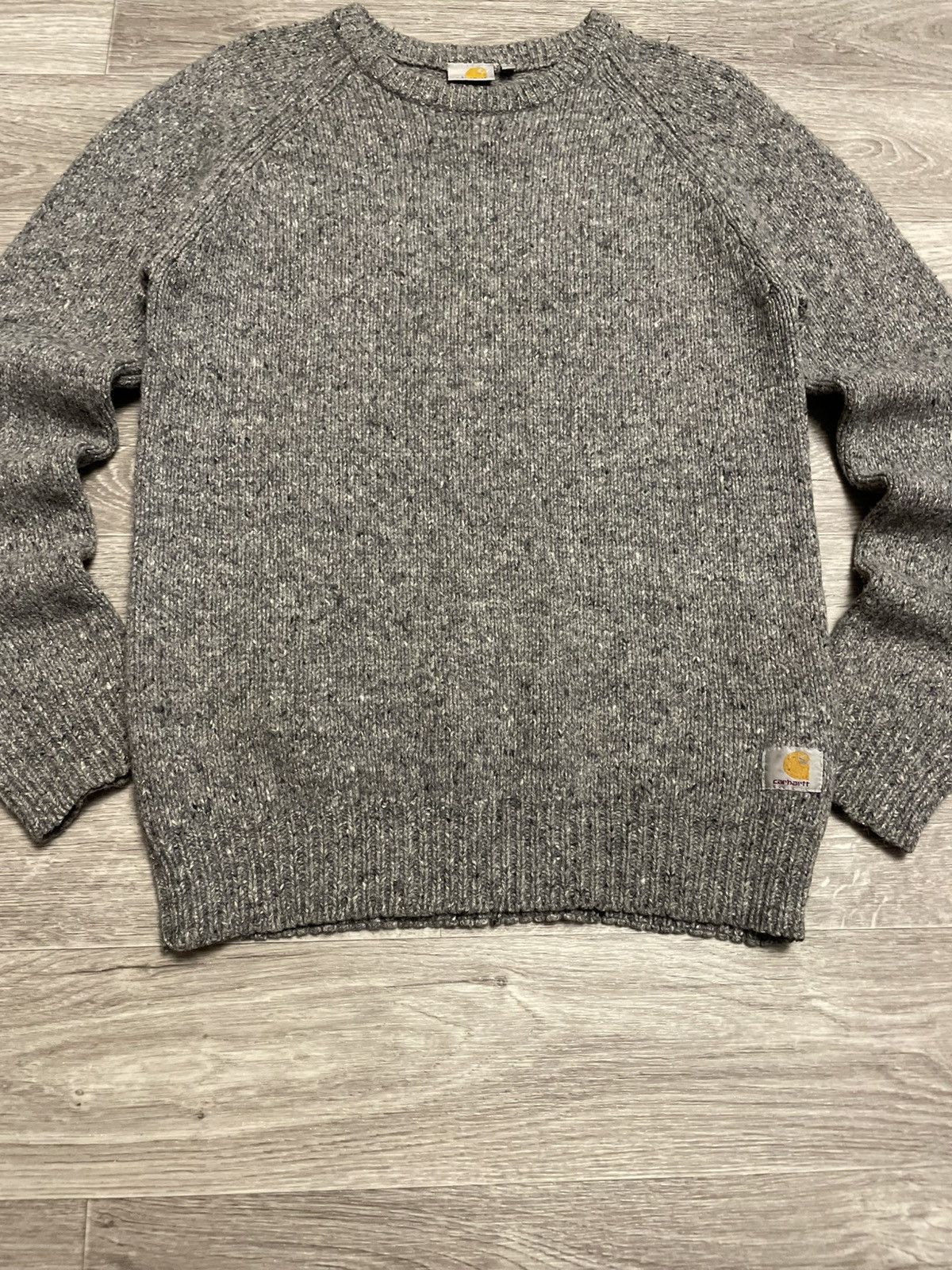 Carhartt Vintage Carhartt Gray Wool Knit Anglistic Sweater Size US S / EU 44-46 / 1 - 3 Thumbnail