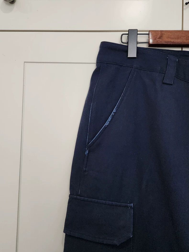 Louis Vuitton Louis Vuitton Dark Blue Mid-Rise Side Pockets Straight Leg Size US 38 / EU 54 - 3 Thumbnail