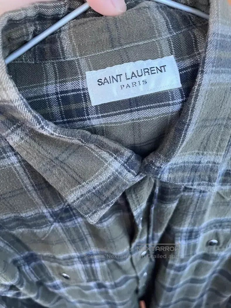Saint Laurent Paris Saint Laurent Paris Checkered Button-Up Shirt. Size US S / EU 44-46 / 1 - 3 Thumbnail